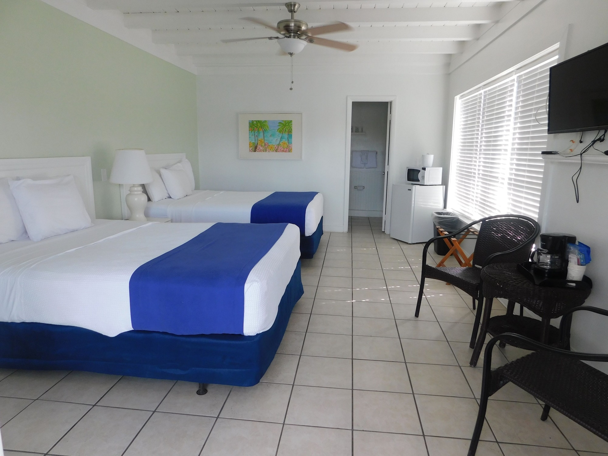Standard, 2 Double Beds, Lagoon View, Patio