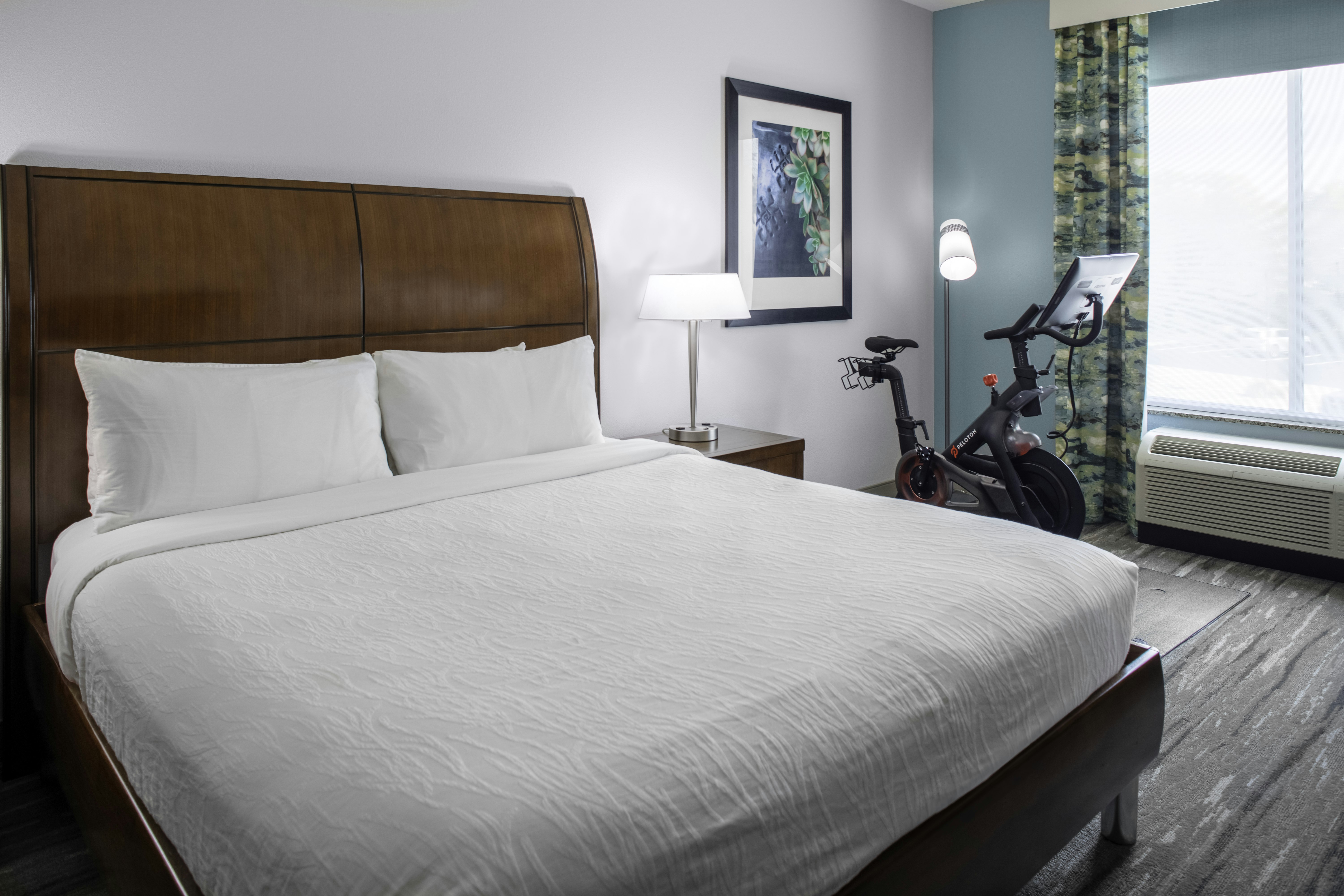 Room, King Bed, Peloton