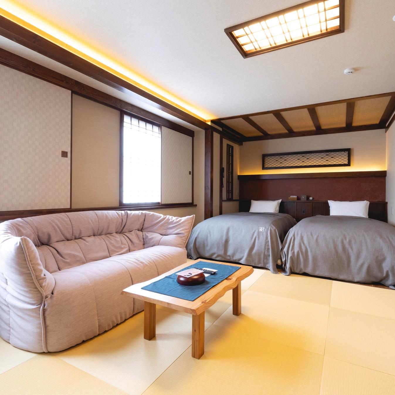 Room, Twin Beds, City Side, Hot Spring Bath