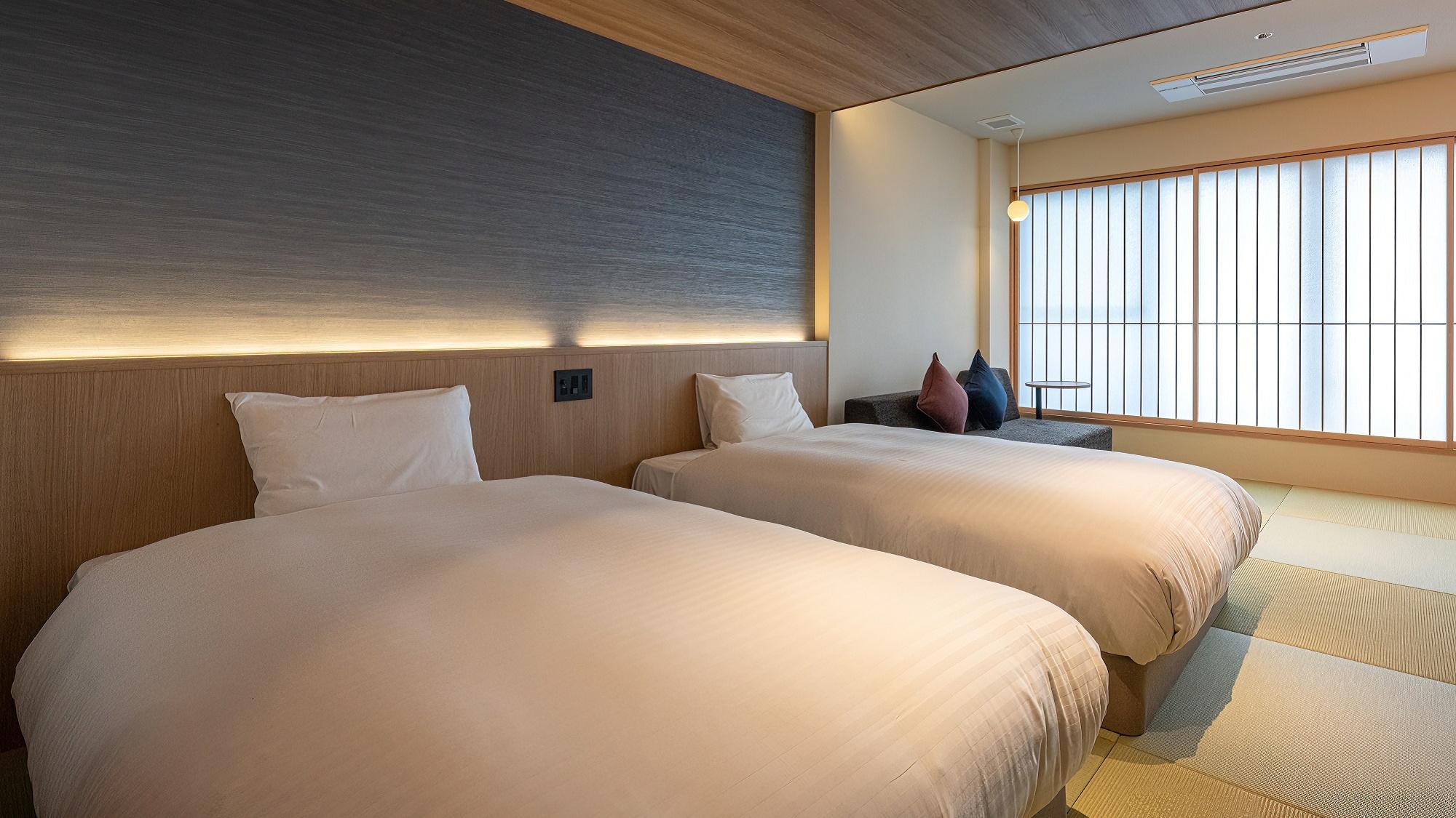 Renovated, Japanese Western, Moderate, Twin Beds