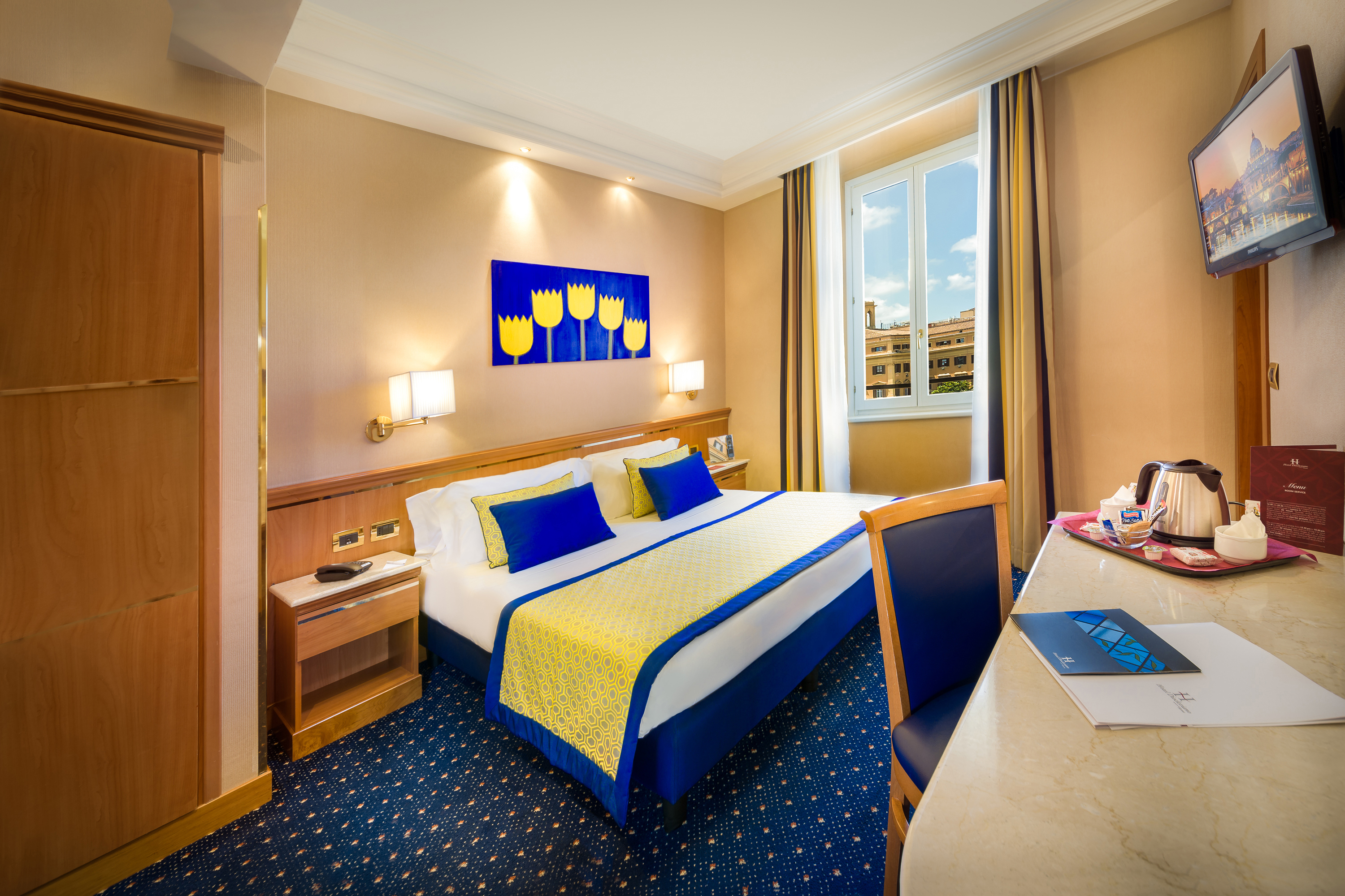 غرفة كومفورت بسرير مزدوج، Diocleziano Hotel 3/4