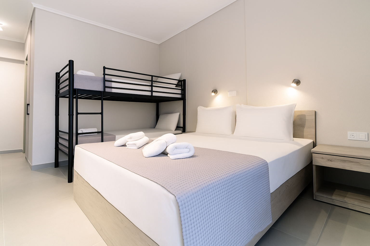 ROOM, QUADRUPLE, SEA VIEW