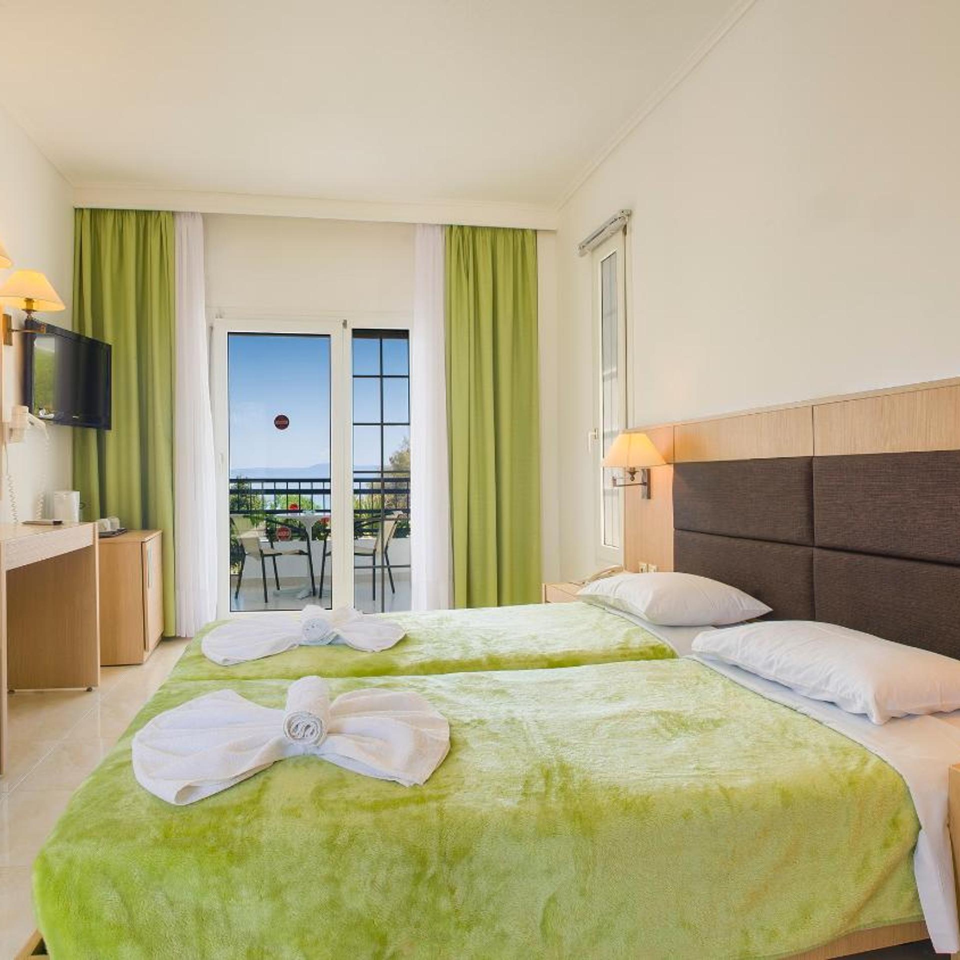 غرفة بسرير مزدوج أو سريرين منفصلين، Halkidiki Palace 9/9