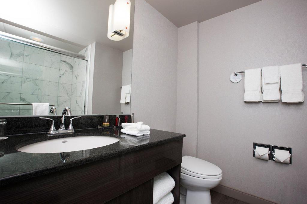 1 Bedroom, Bi Level, Loft, Suite, King Bed, Falls View, Sofa, High Floor، Niagara Falls Marriott on The Falls 2/3