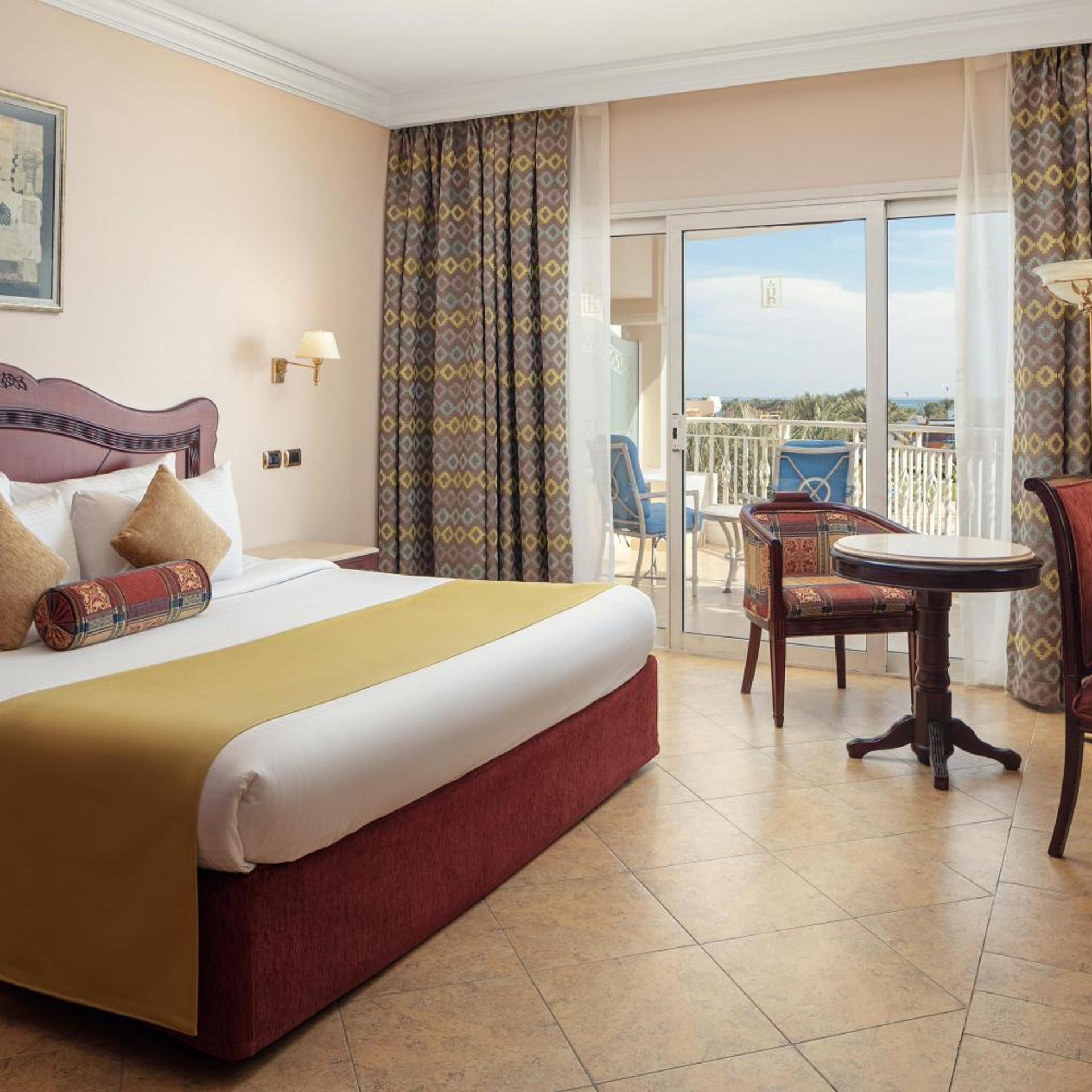 Club, Double or Twin Bed, Pool and Sea View