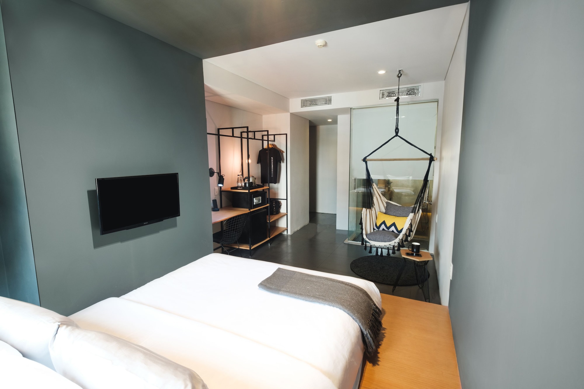 COZY, NEST, DOUBLE BED