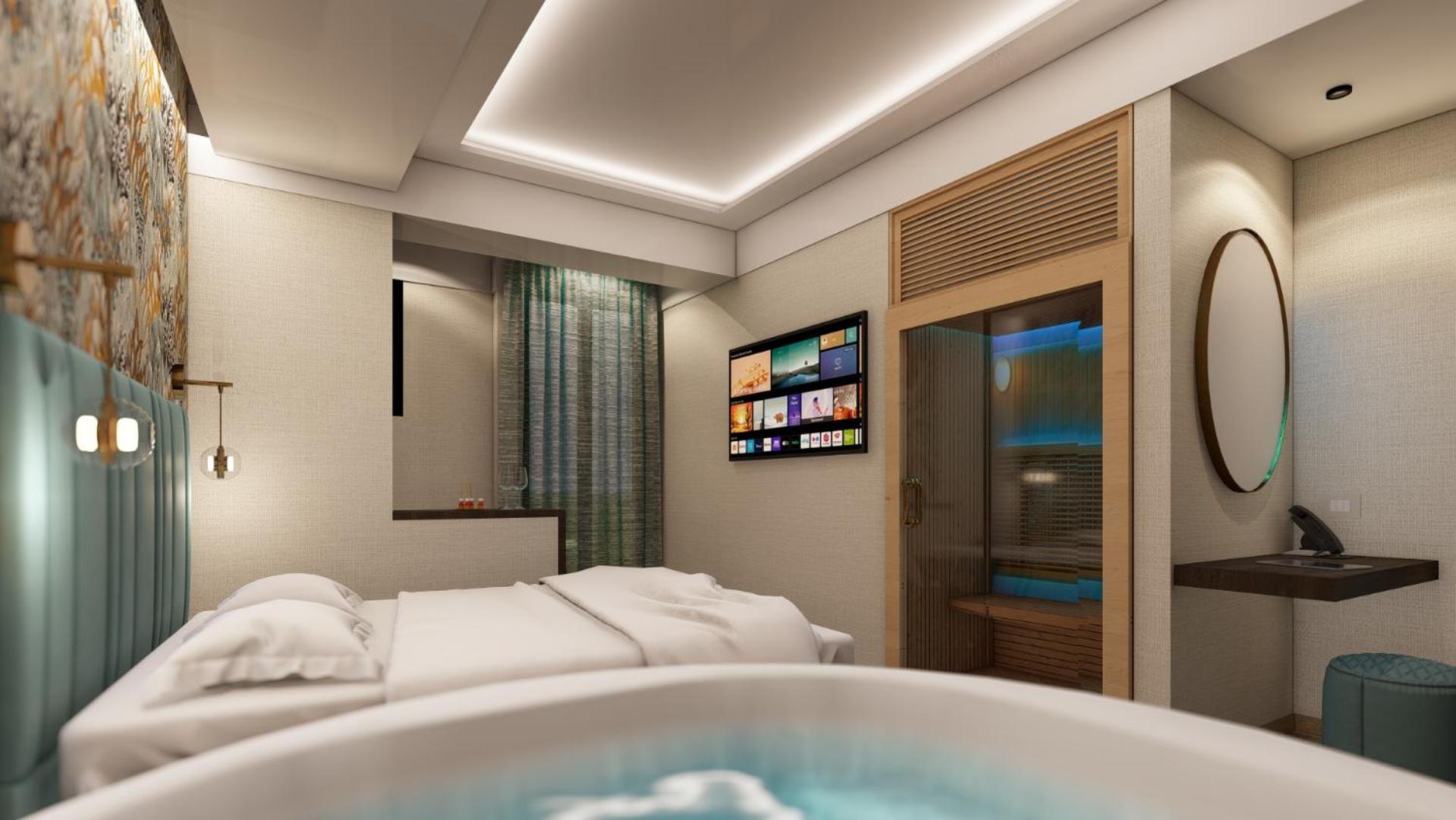 جناح جونيور بشرفة، Grazia Hotel 2/10
