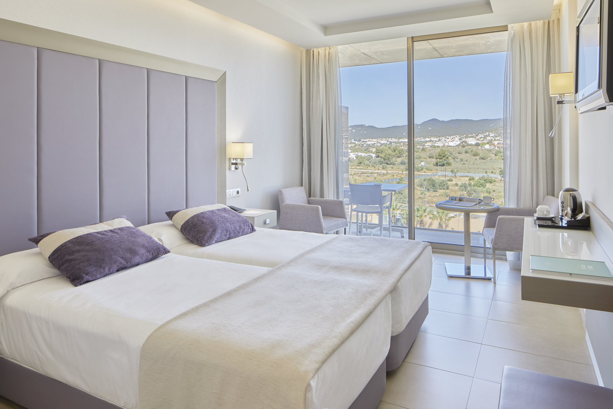 Room, Double or Twin Bed, Land View