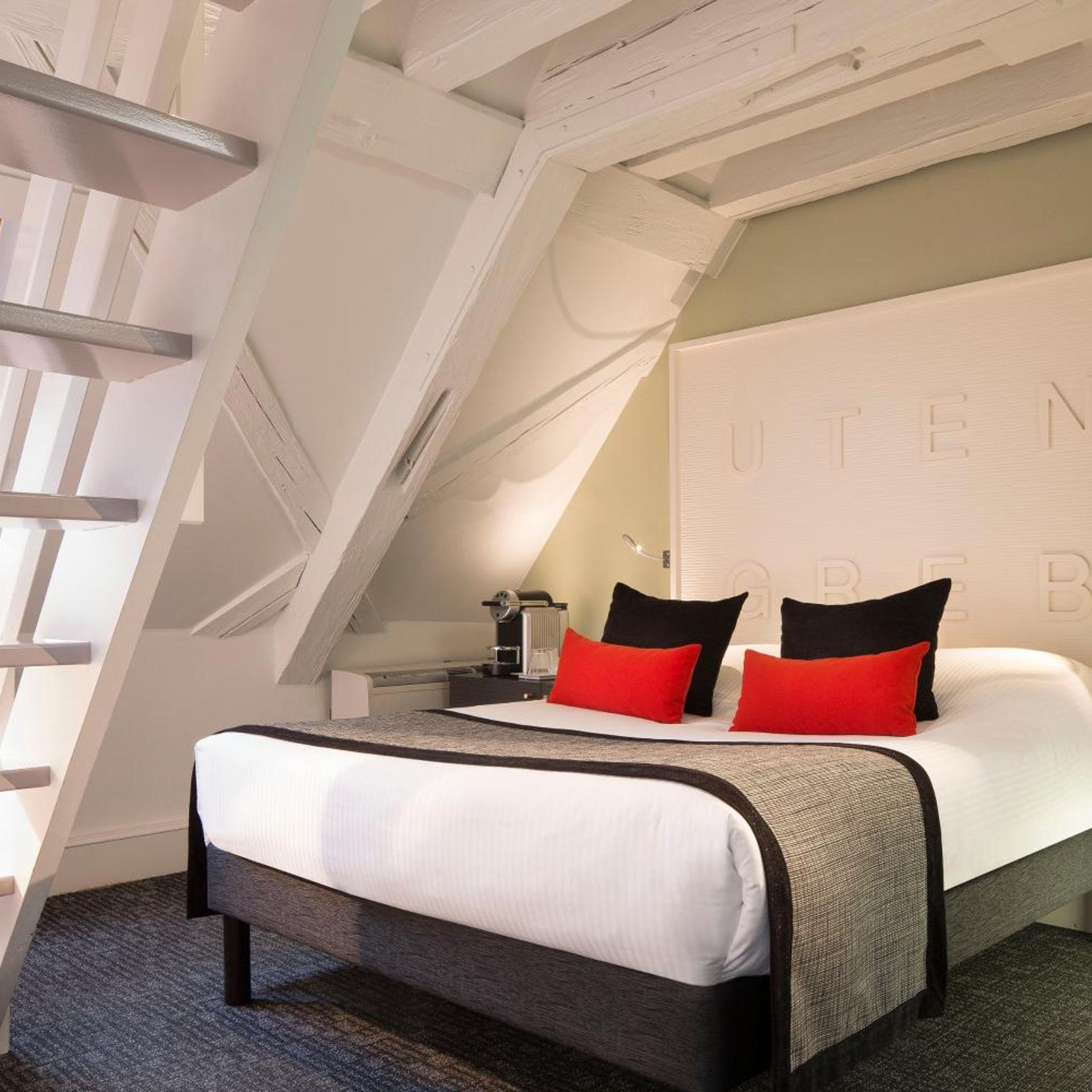 Room, Double Bed, Attic