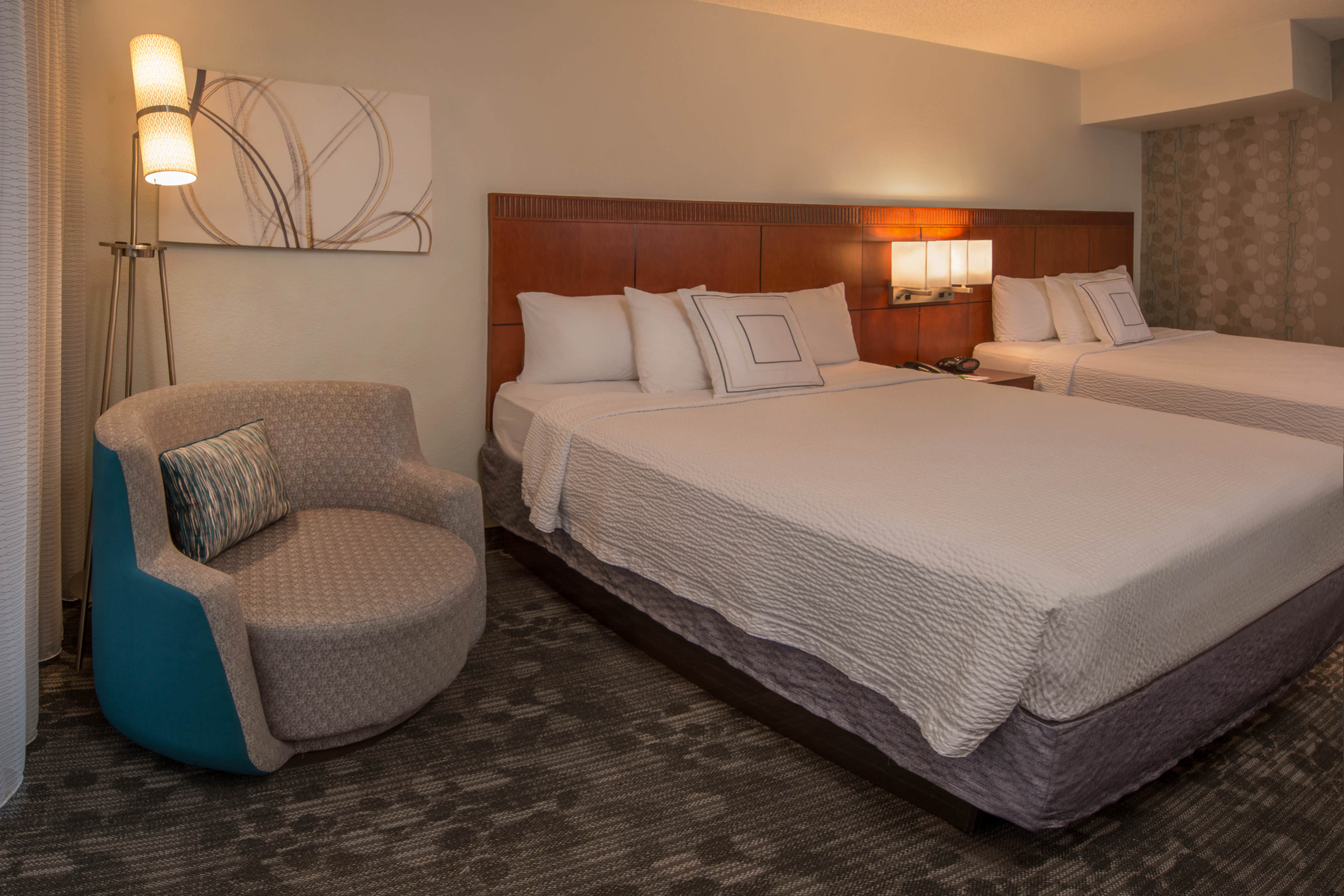 جناح بسريرين كوين بغرفة نوم واحدة لذوي الإعاقة