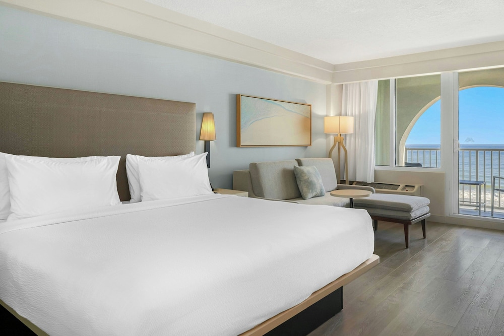 Room, King Bed, Ocean Front, Sofa, Balcony