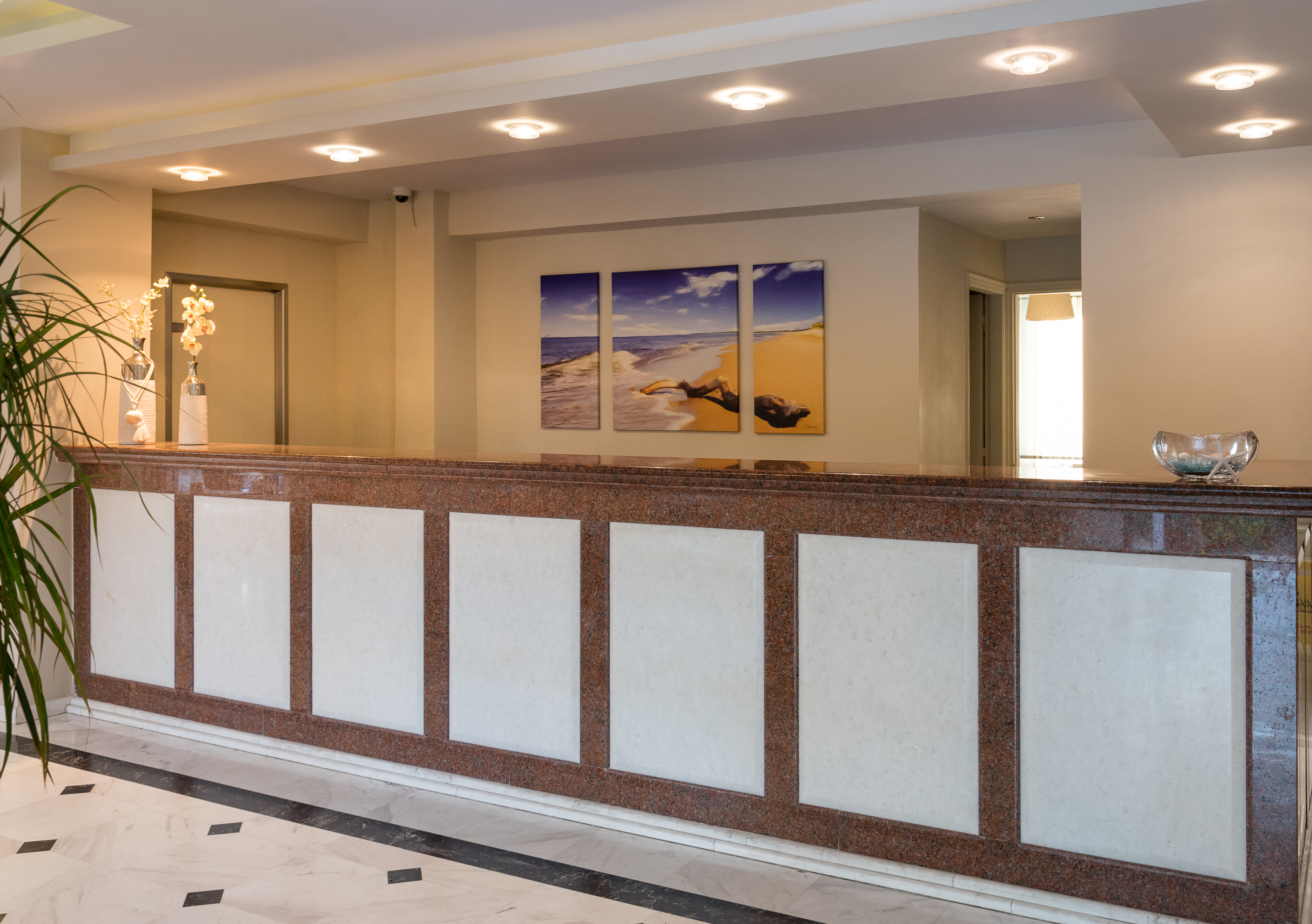 Lobby at Windmill Hotel, Zakynthos