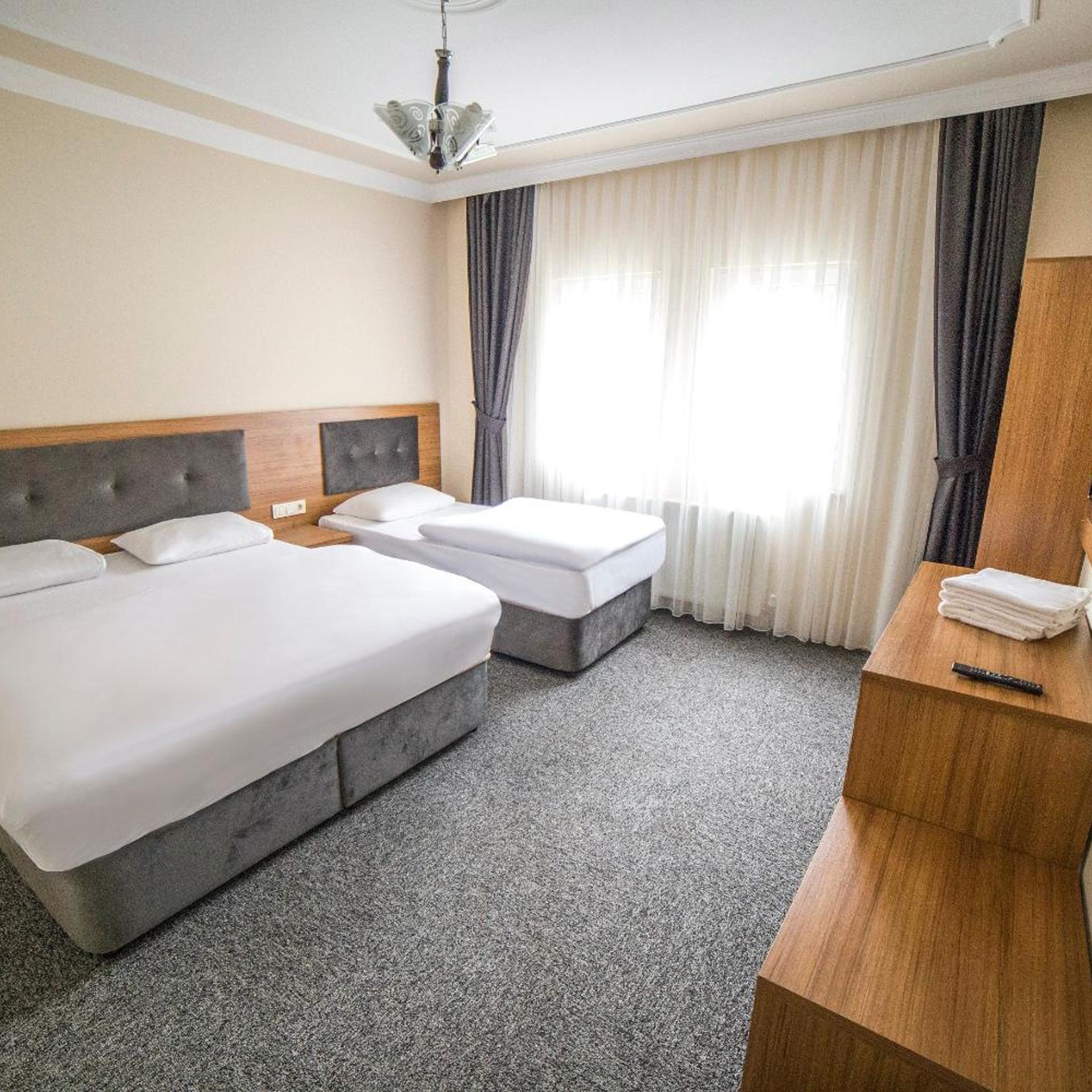 غرفة ثلاثية بإطلالة على الجبل، Butik Inceli Hotel 5/7