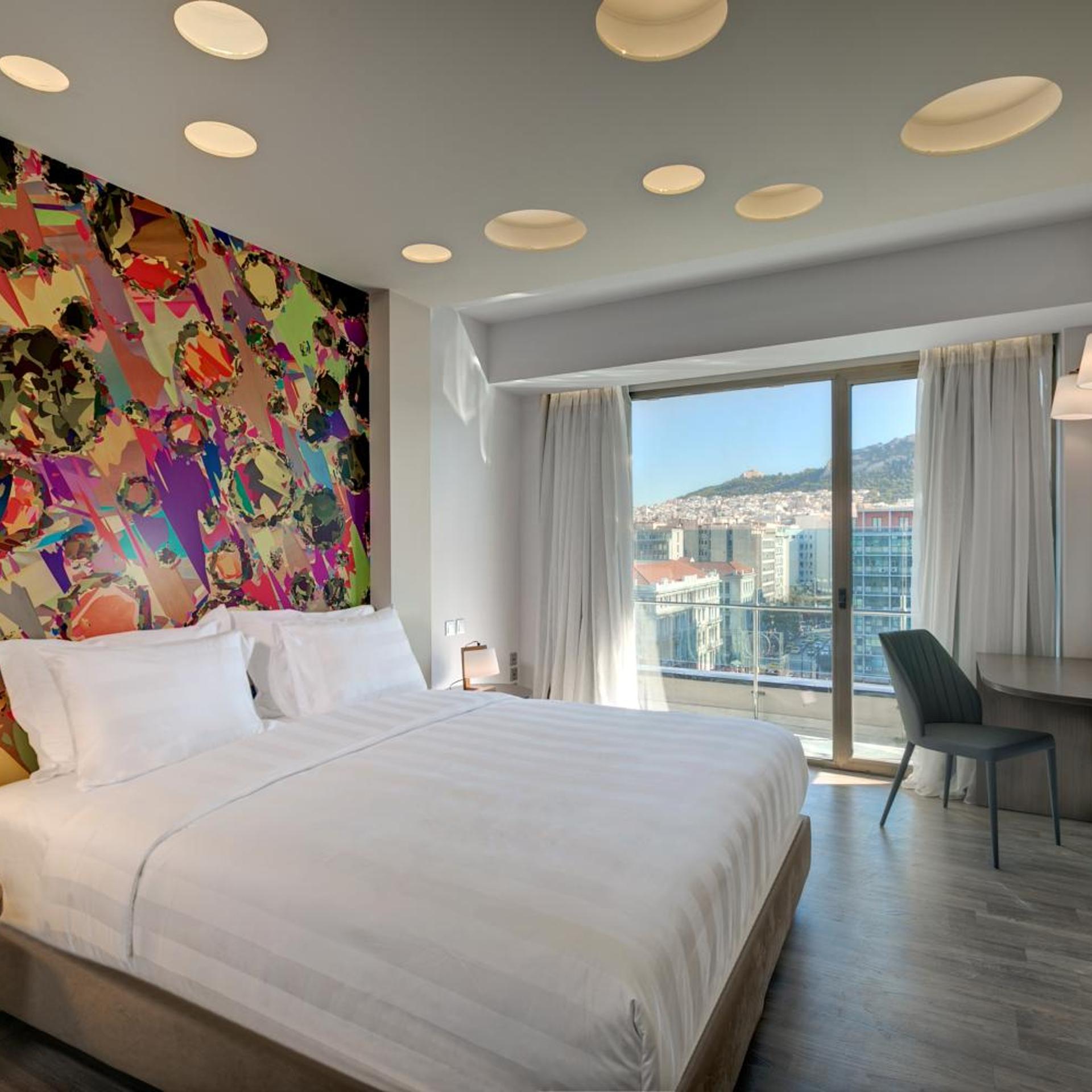 Supreme, King Bed, Lycabettus View