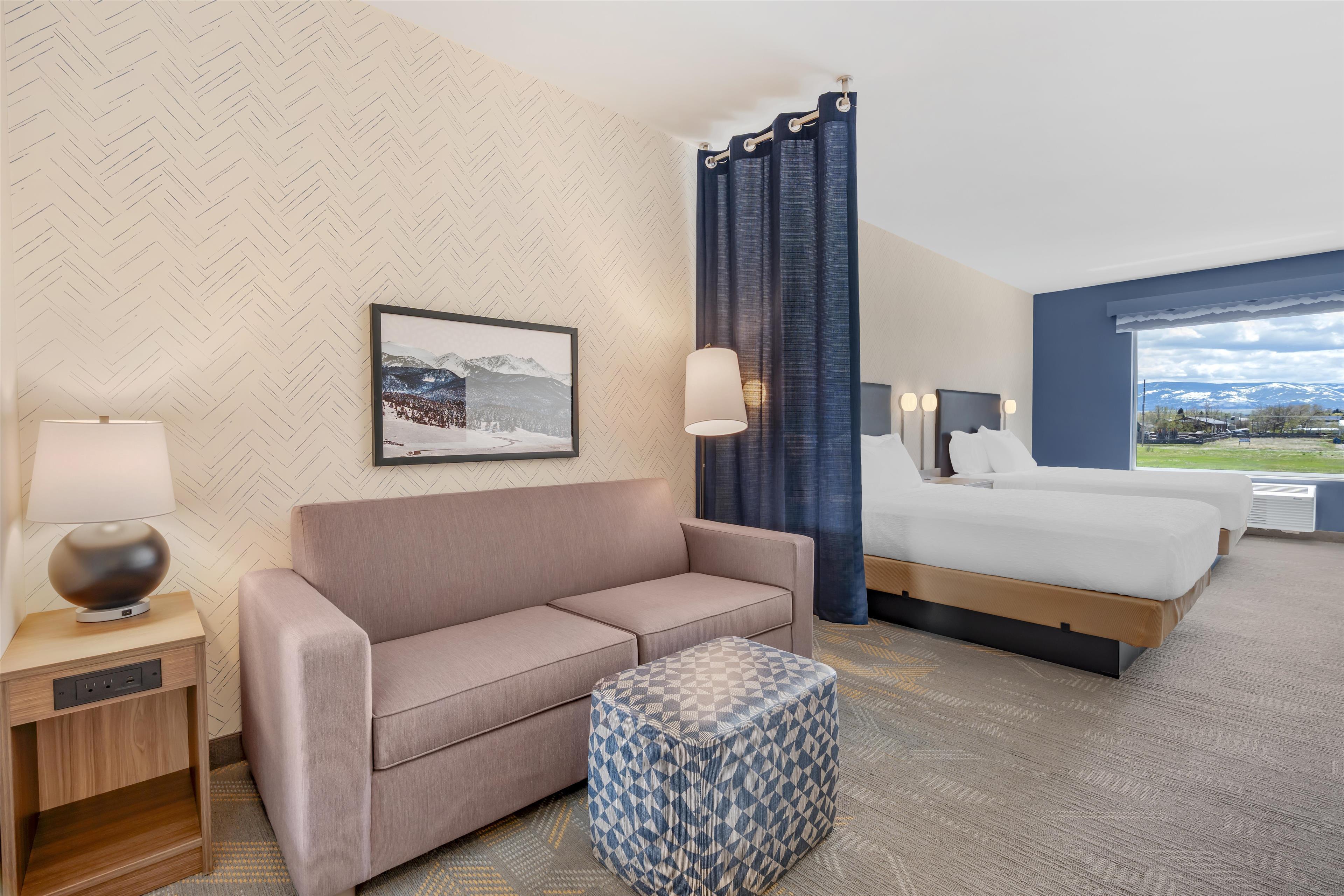 جناح استوديو بسريرين كوين بإطلالة على الجبل، Home2 Suites by Hilton Bozeman Four Corners 3/8