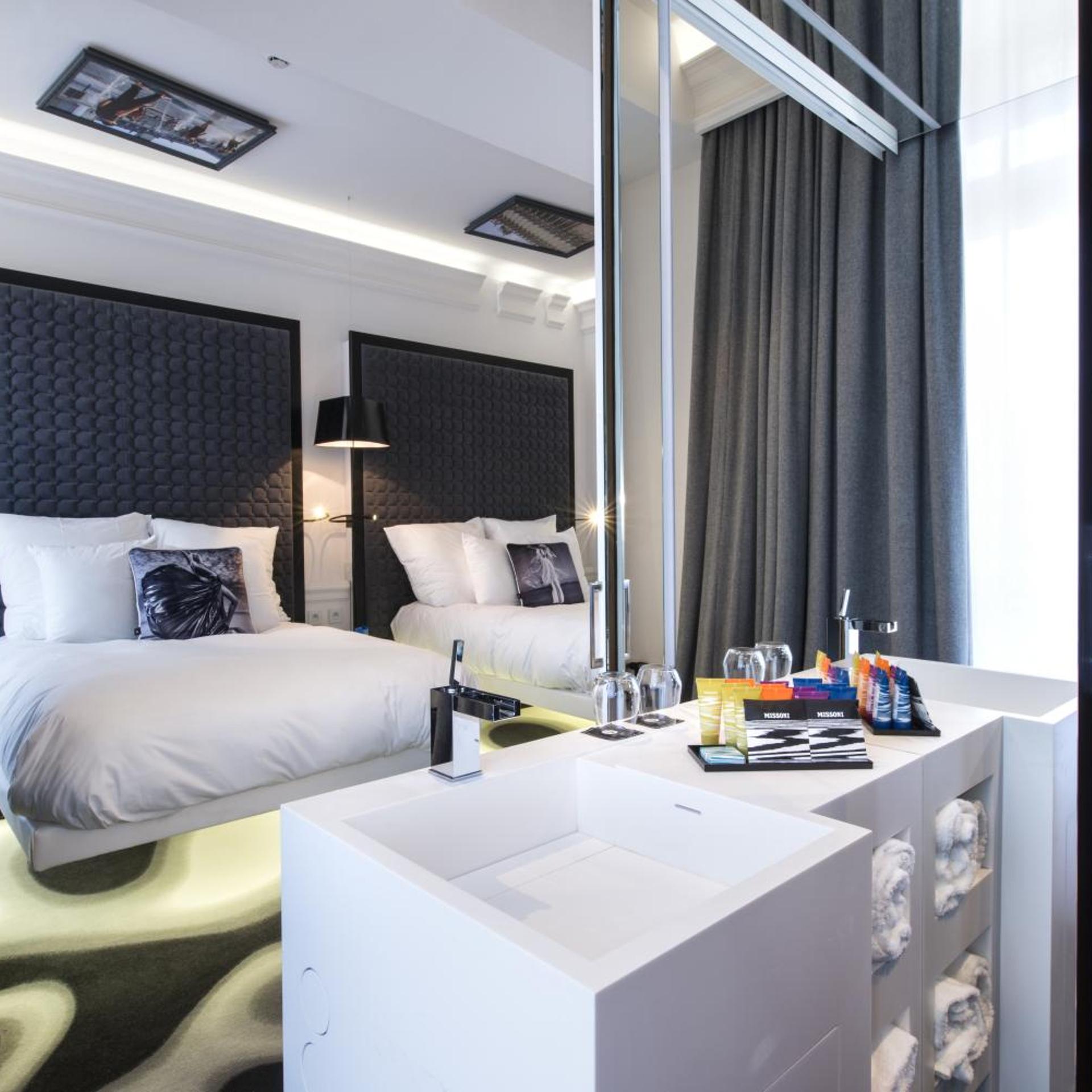 غرفة بسريرين منفصلين، Vertigo Hotel 3/6