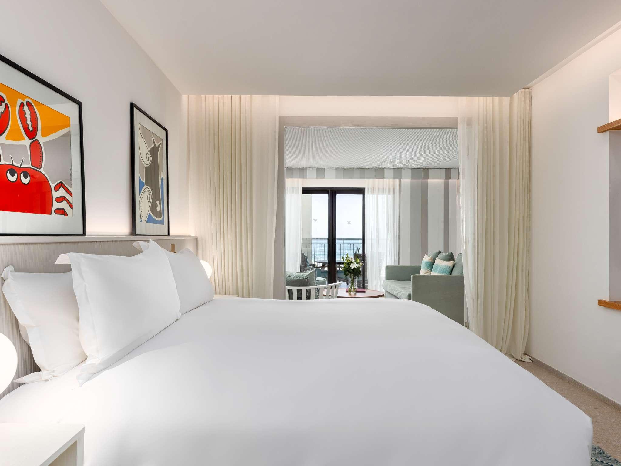 غرفة بسرير كوين بإطلالة على البحر، SOFITEL AGADIR THALASSA SEA AND SPA 3/4