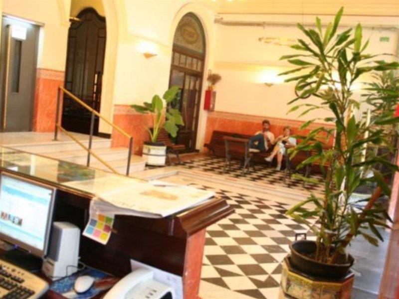 Lobby at Peninsular Hotel, BARCELONA