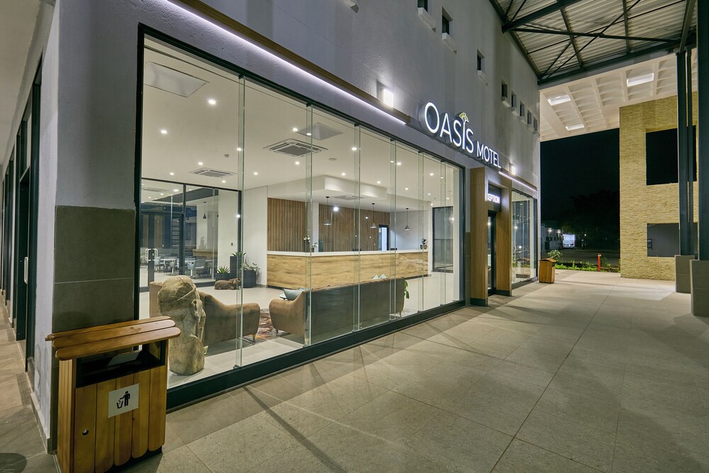 Lobby at Oasis Motel, GABORONE