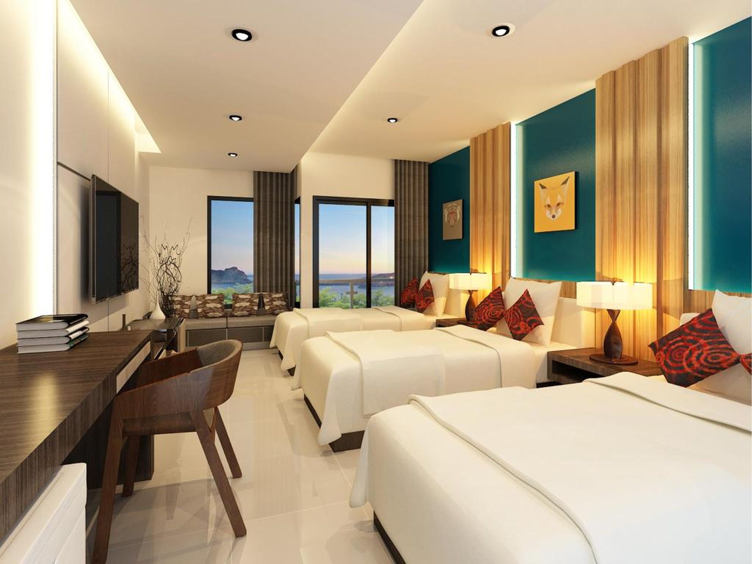 غرفة بريميوم ديلوكس، The Marina Phuket Hotel 4/10
