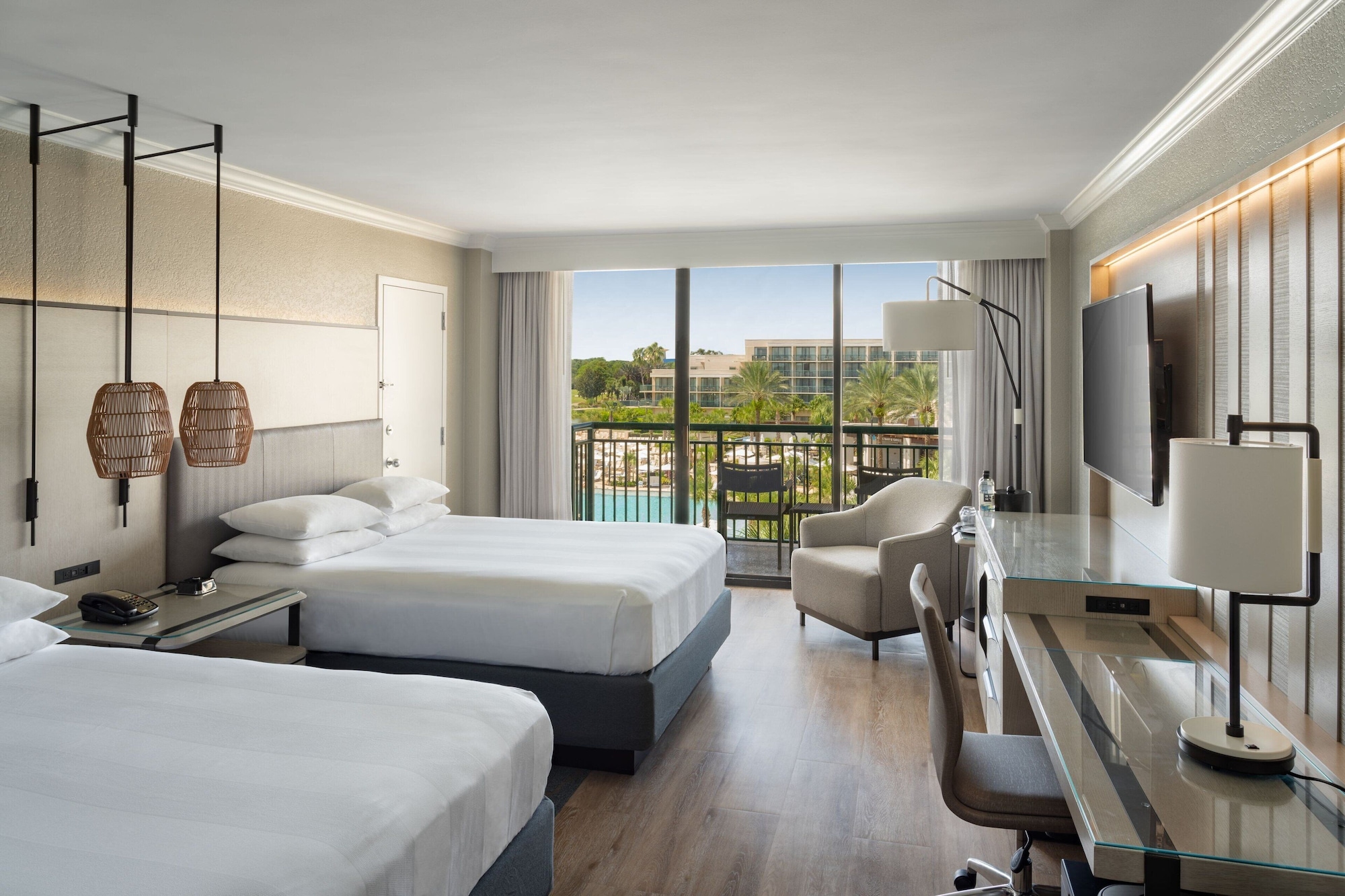ROOM, 2 QUEEN BEDS, POOL VIEW, BALCONY