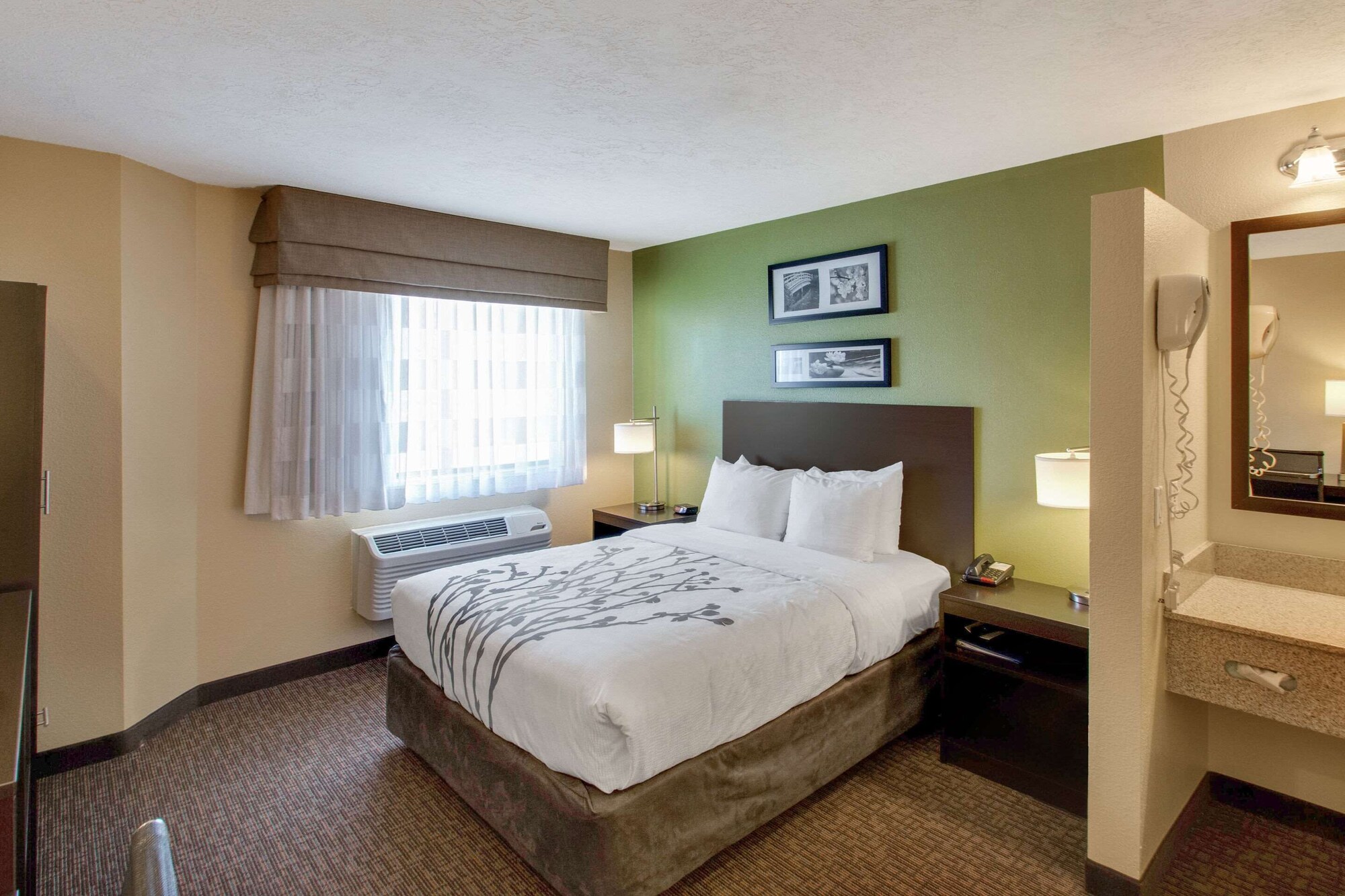 غرفة قياسية بسرير كوين، Sleep Inn West Valley City - Salt Lake City South 3/5