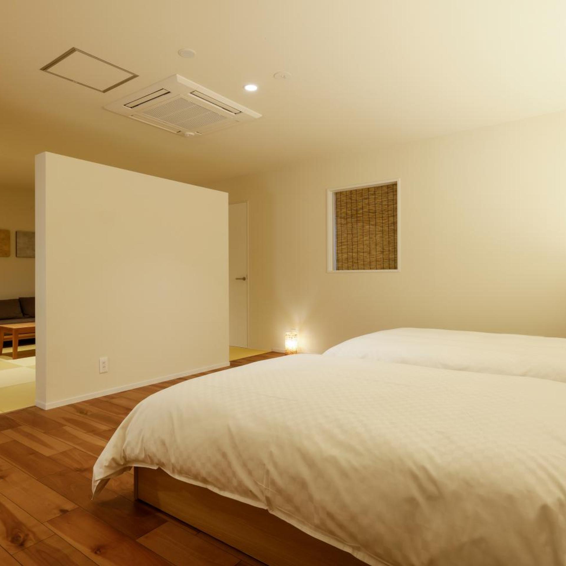 Japanese, Theater, Twin Beds, Outdoor Bath