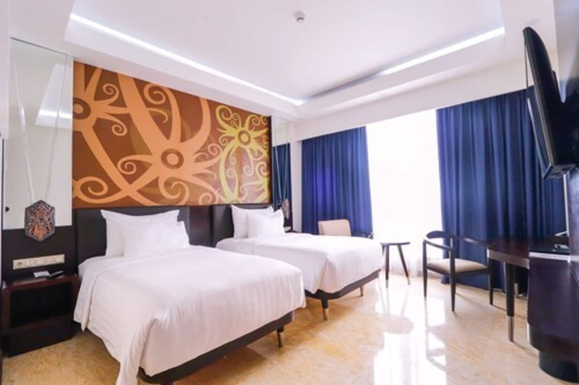 غرفة غراند ديلوكس بانورامية بسريرين منفصلين بإطلالة، M Bahalap Hotel Palangkaraya 2/2