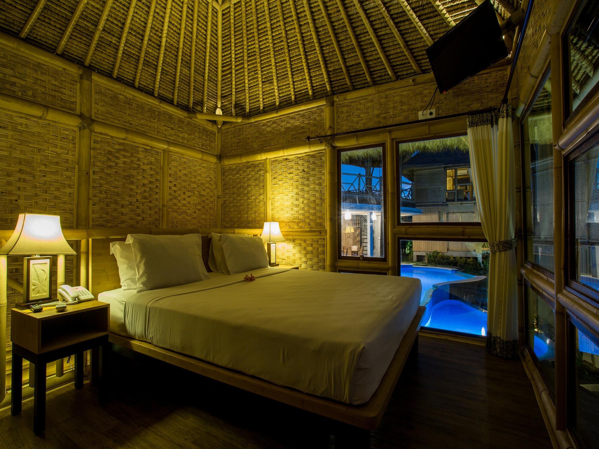 Bamboo, House, Double Bed, Rice Field View