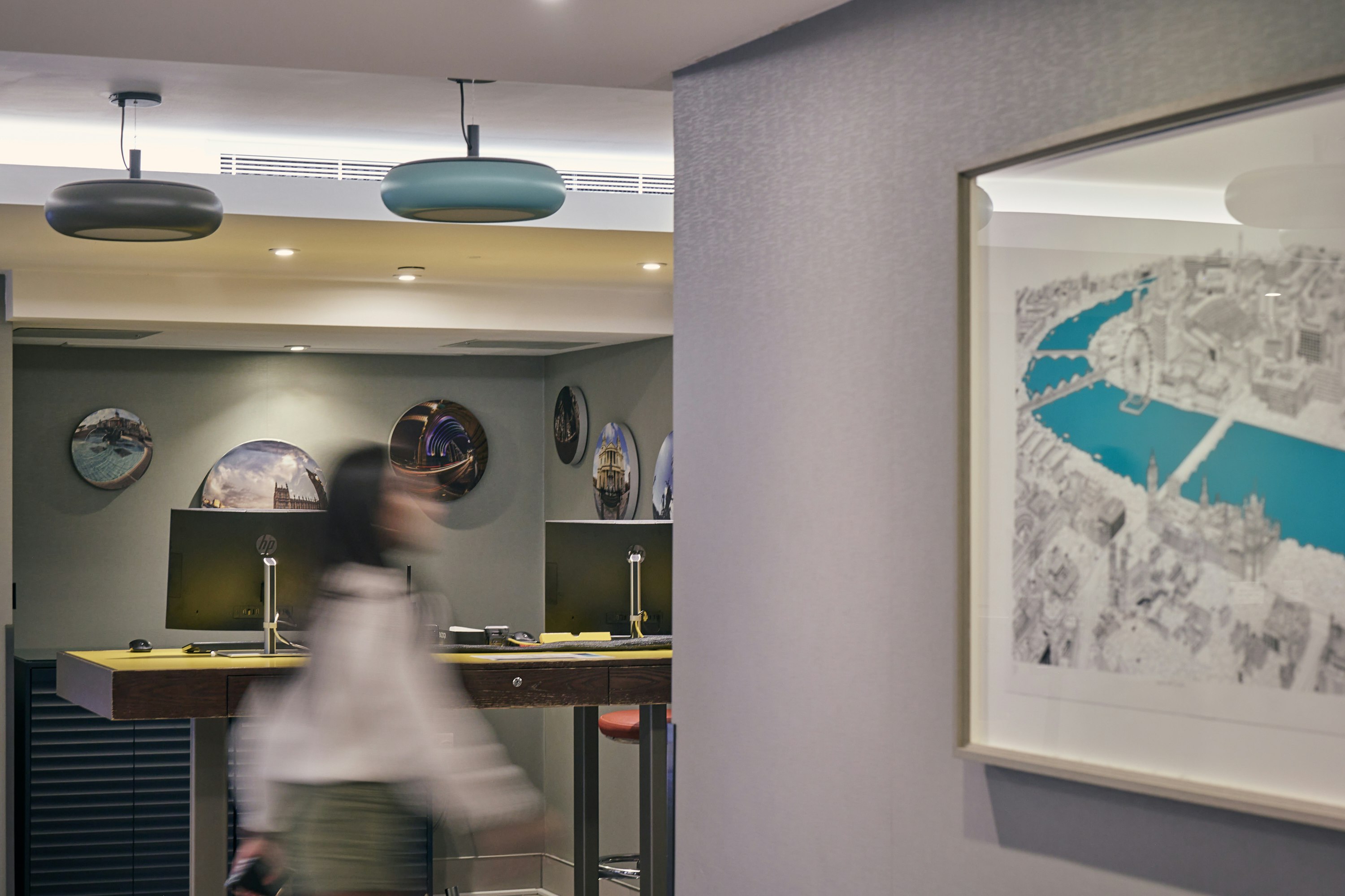 Lobby at City Sleepers at Royal National, LONDON