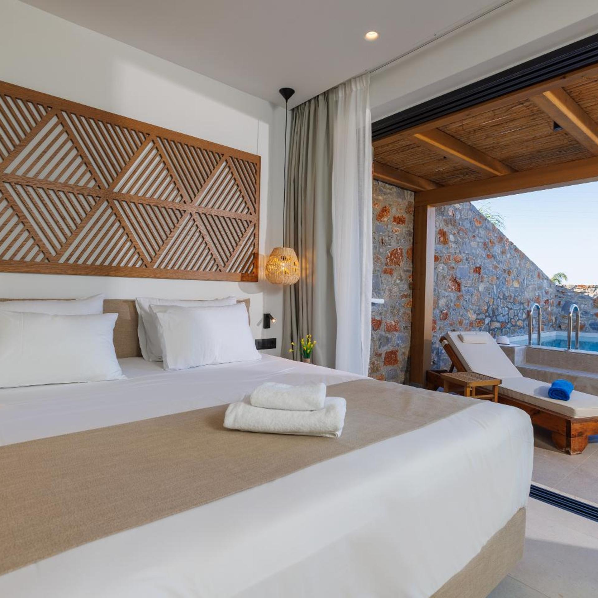 Mini, Deluxe, Suite, King Bed, Private Heated Pool