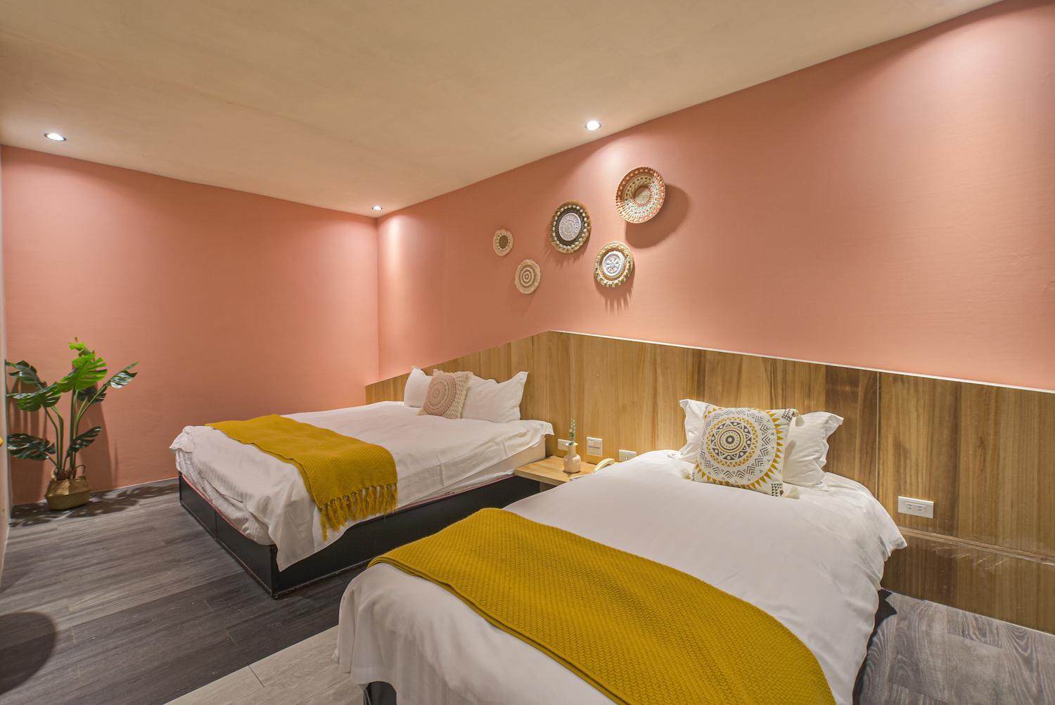 غرفة رباعية بسريرين مزدوجين، Ashare Hotel 4/4