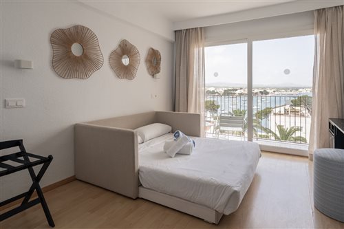 Room, Double Bed, Side Sea View