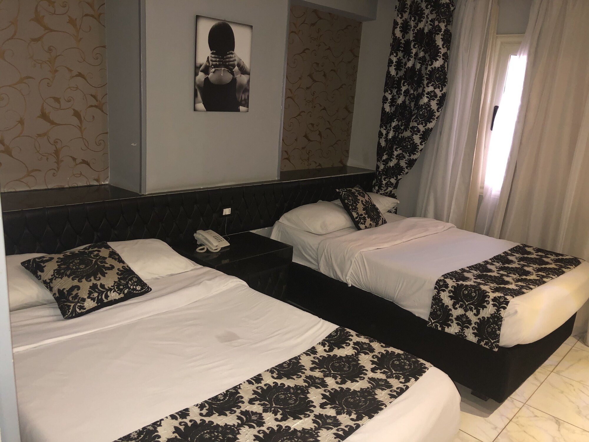 غرفة بسرير مزدوج أو سريرين منفصلين، Panorama Hotel Tanta 2/7