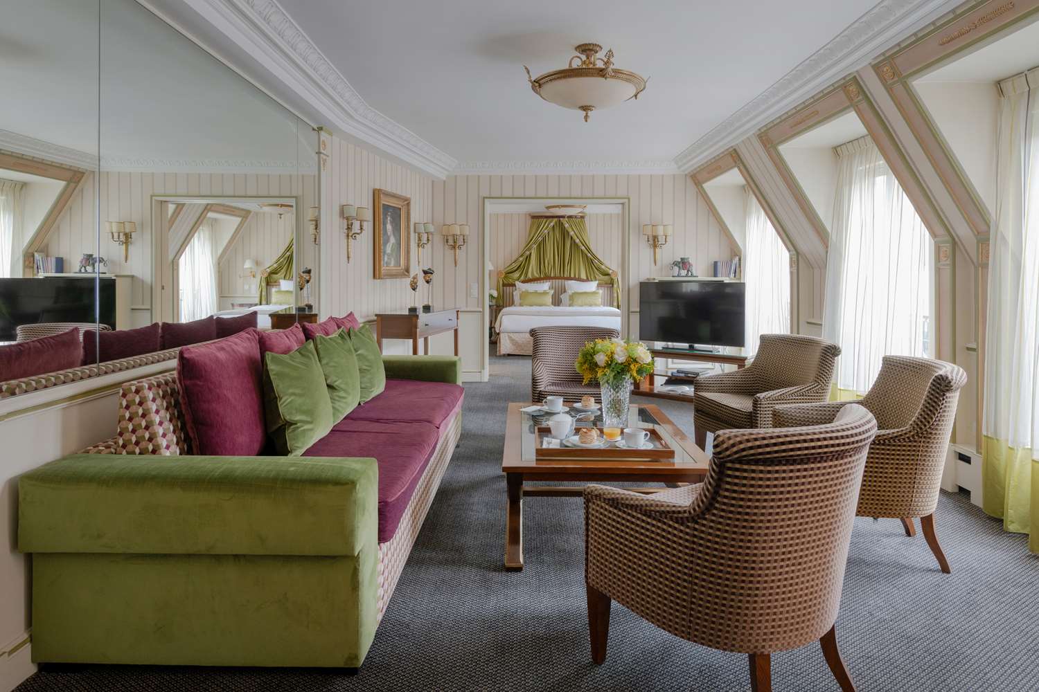 Josephine, Suite, Double or Twin Bed, Sofa, Living Area