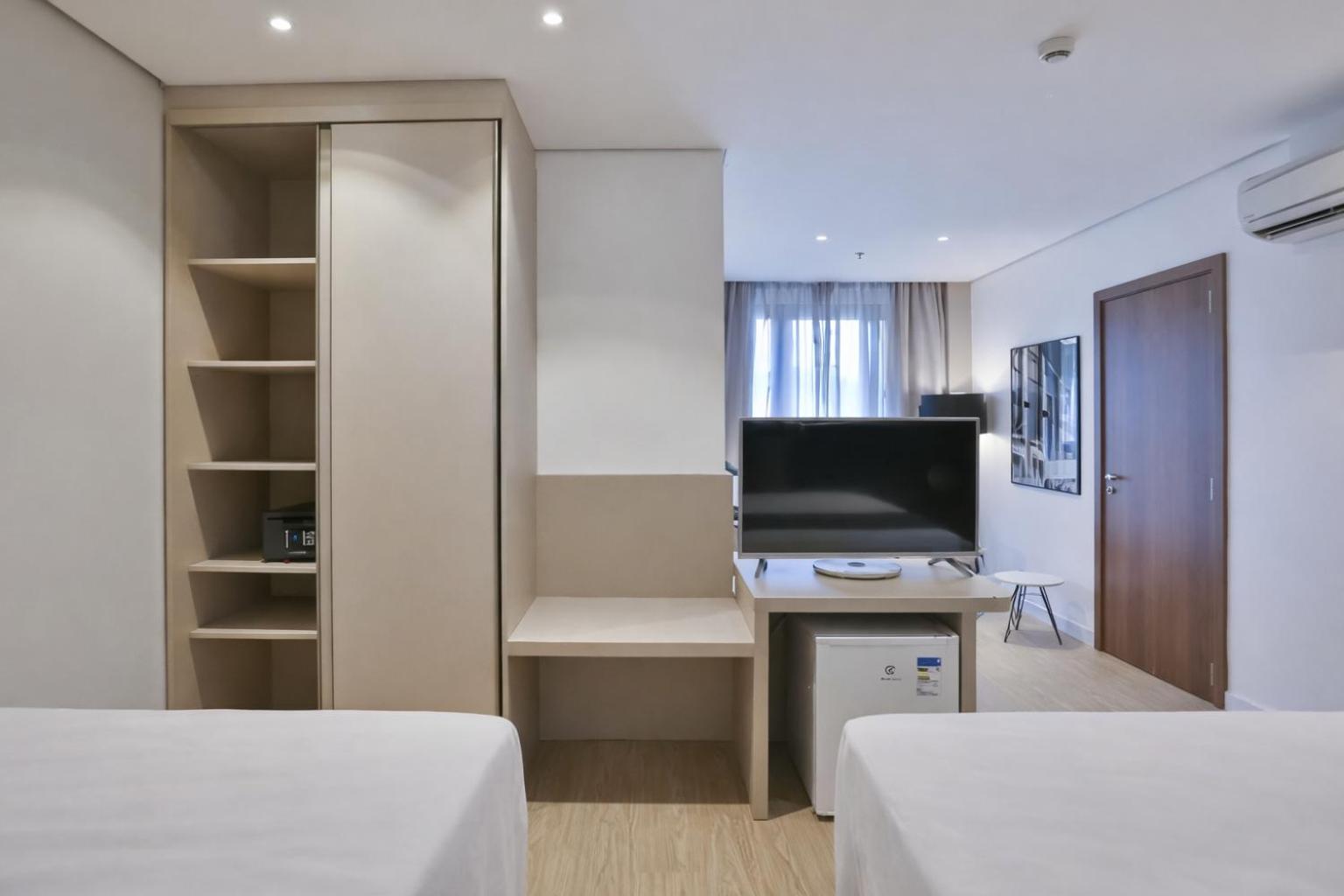 غرفة ديلوكس بسريرين مزدوجين، Quality Hotel Blumenau 3/6