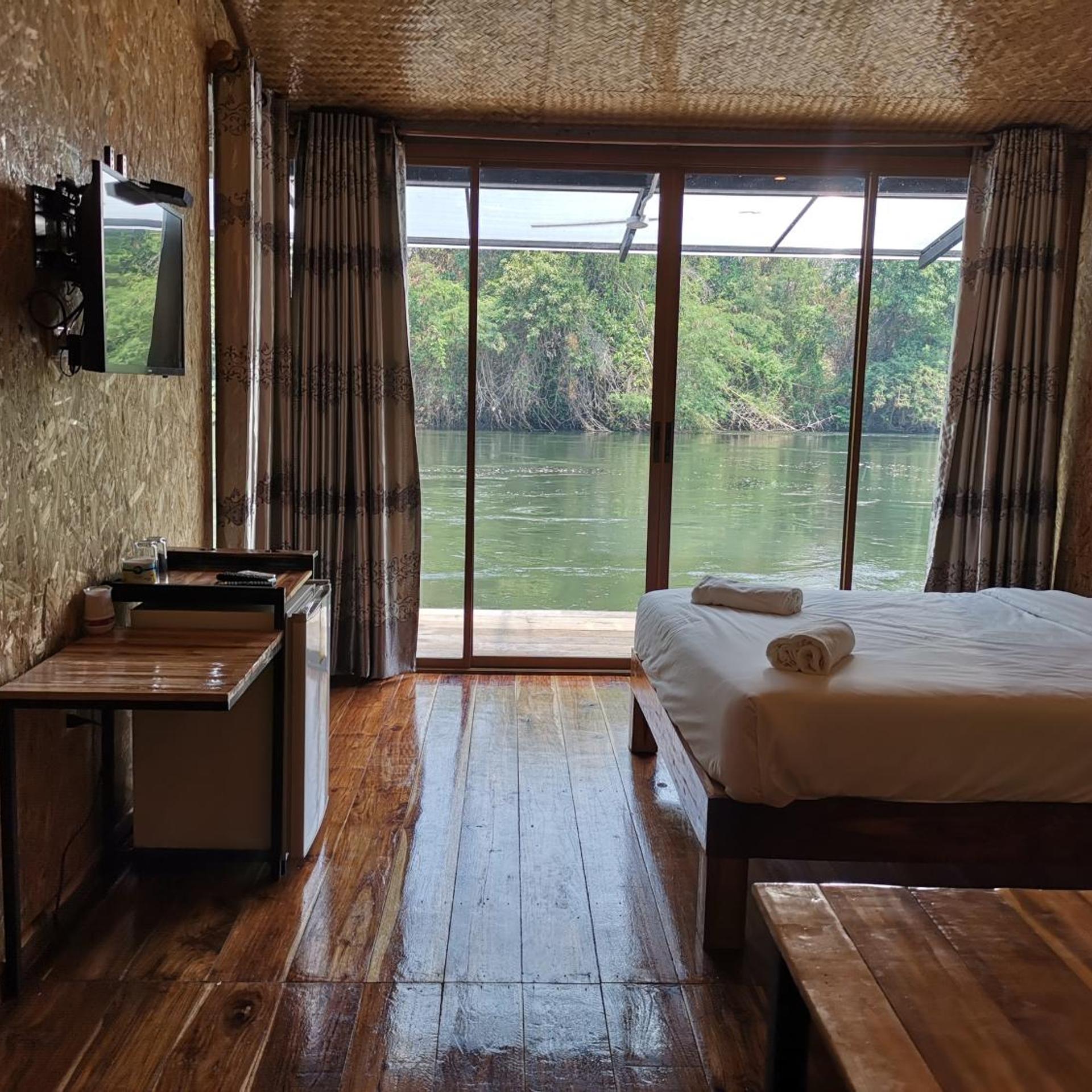 استوديو بشرفة، Kodaun River Kwai Resort 5/9