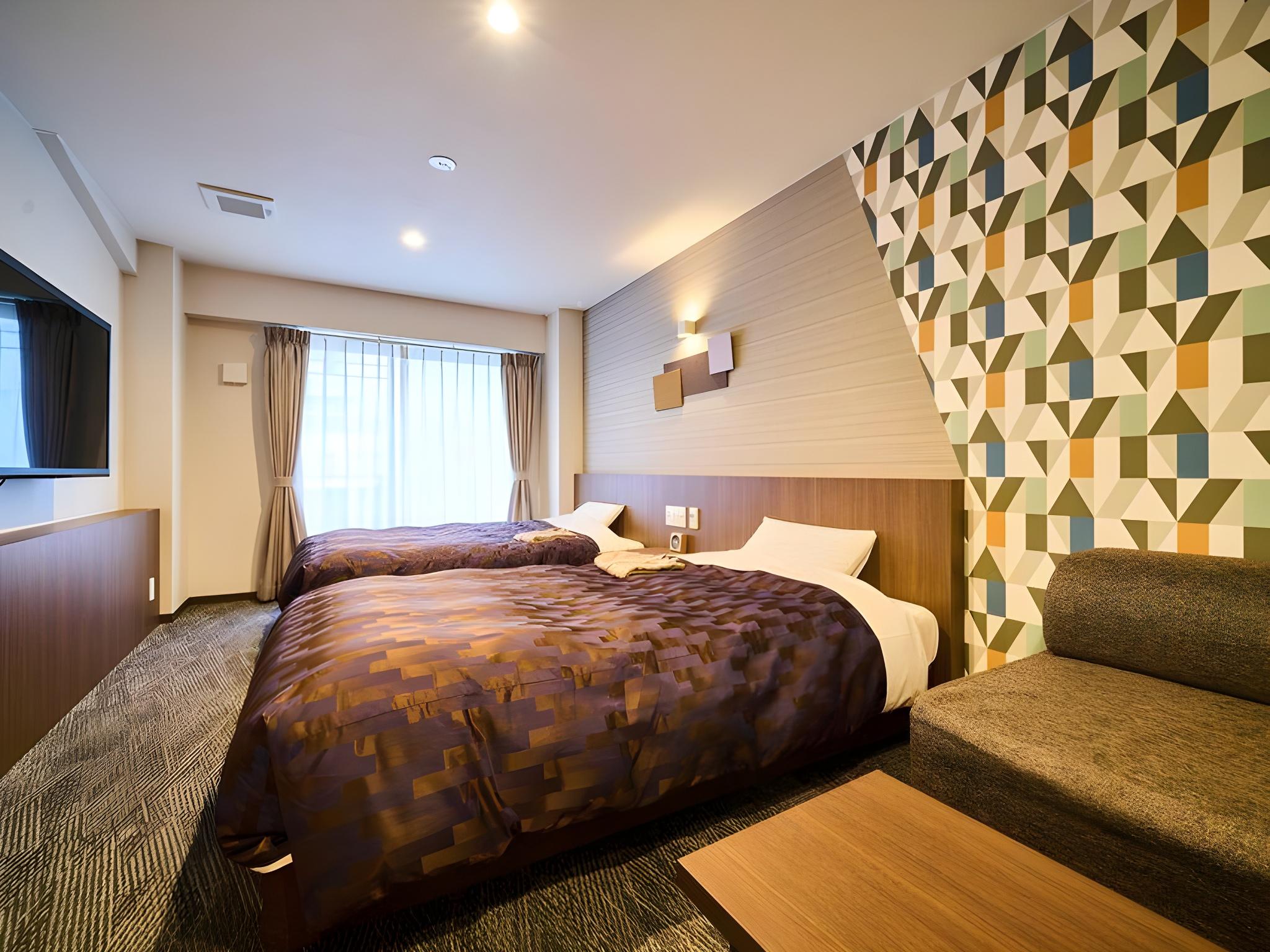 Semi Room, 2 Semi Double Beds