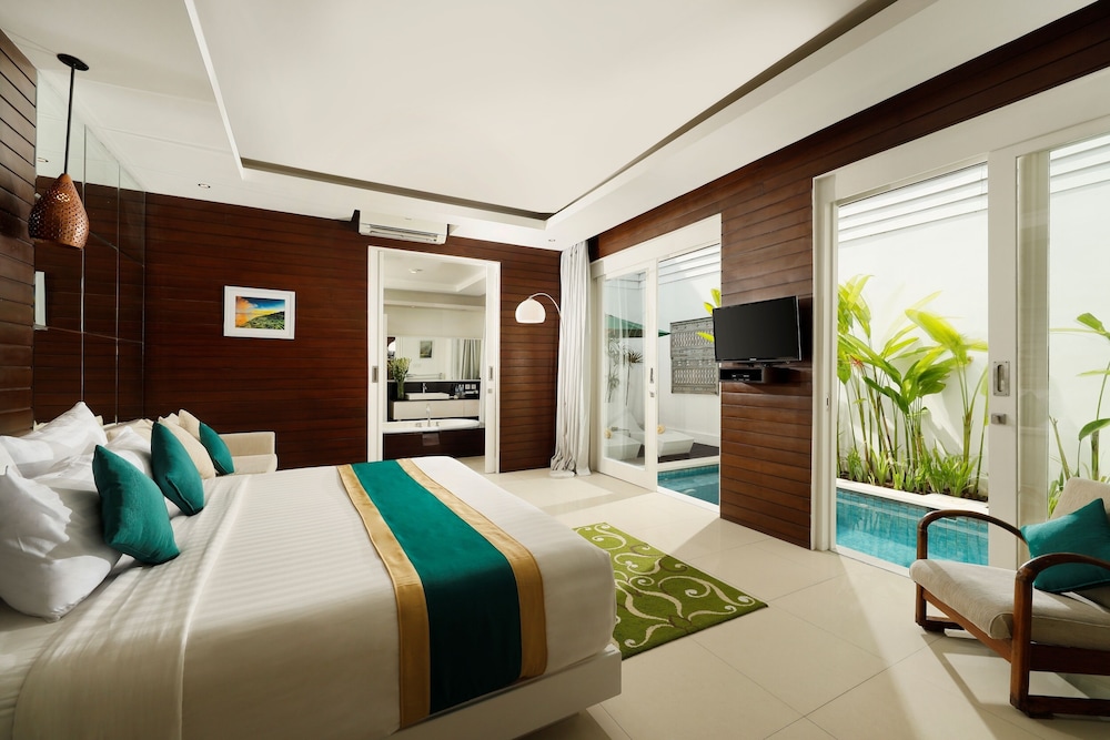 Pool, Villa, 2 Double Beds