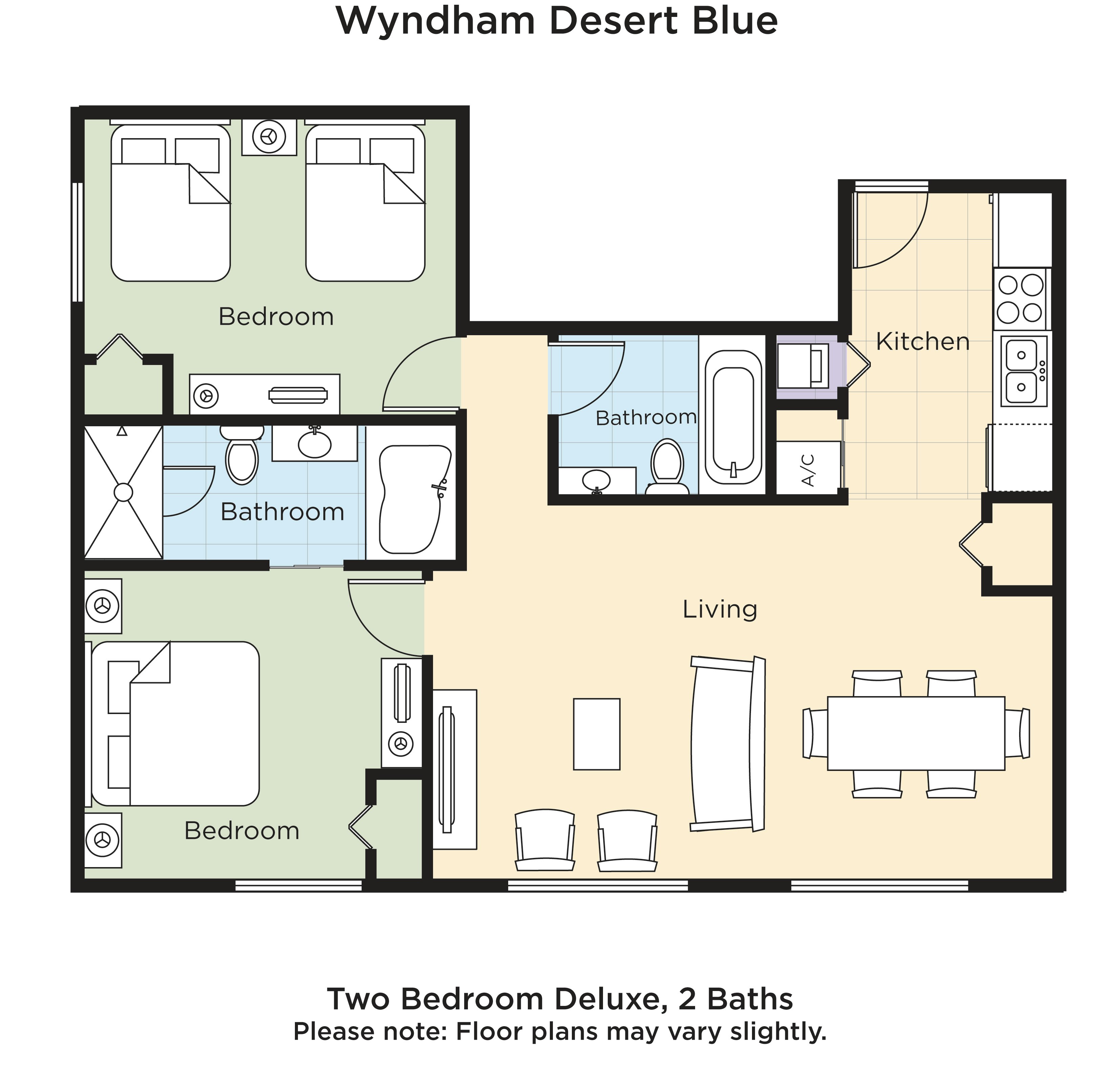 Club Wyndham Desert Blue 12/65
