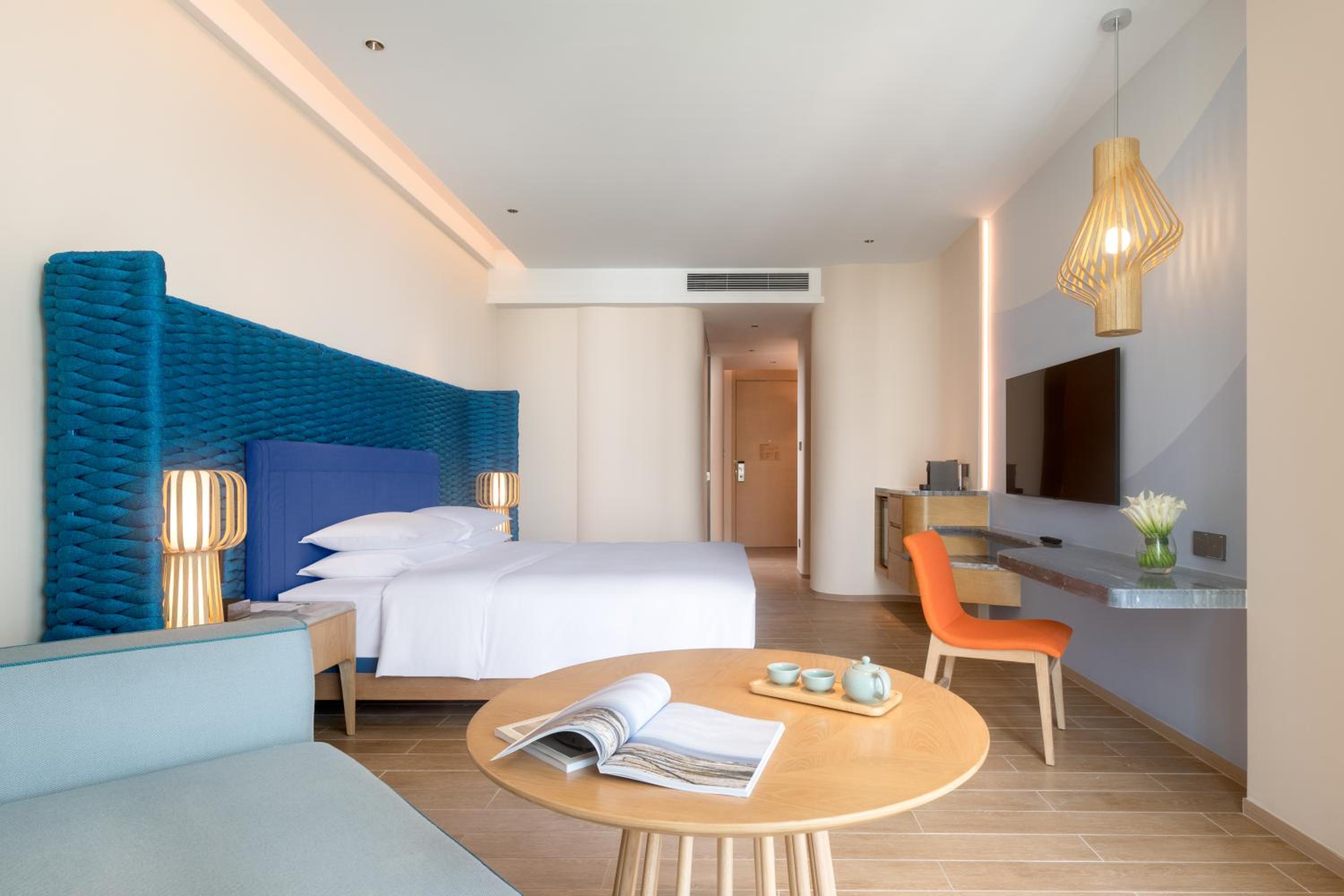 غرفة بسرير كينج بإطلالة على البحر، Hyatt Regency Hainan Ocean Paradise Resort 3/4