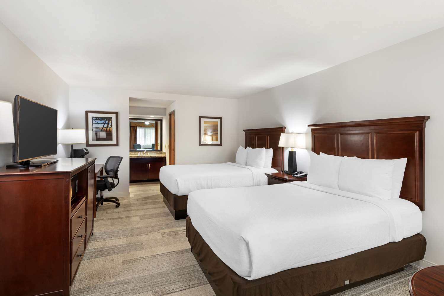 غرفة بسريرين كوين، Best Western Plus Redondo Beach Inn 3/4