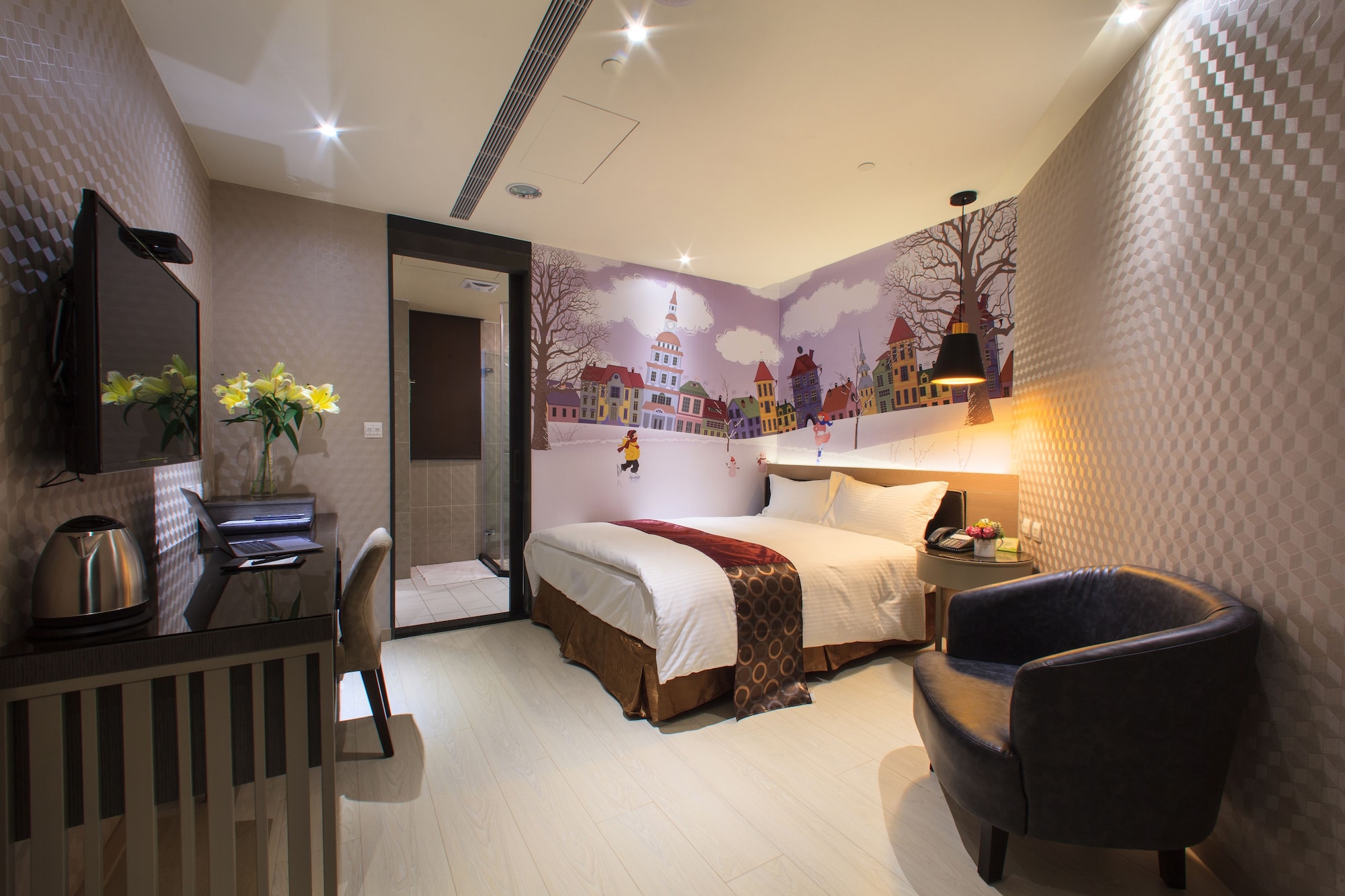 EXCLUSIVE, DOUBLE BED