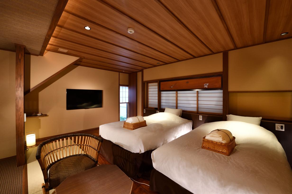 Japanese, Style, Modern, Triple, 3 Beds