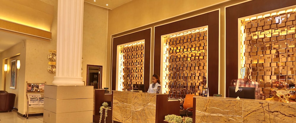 Lobby at Getfam Hotel, ADDIS ABABA