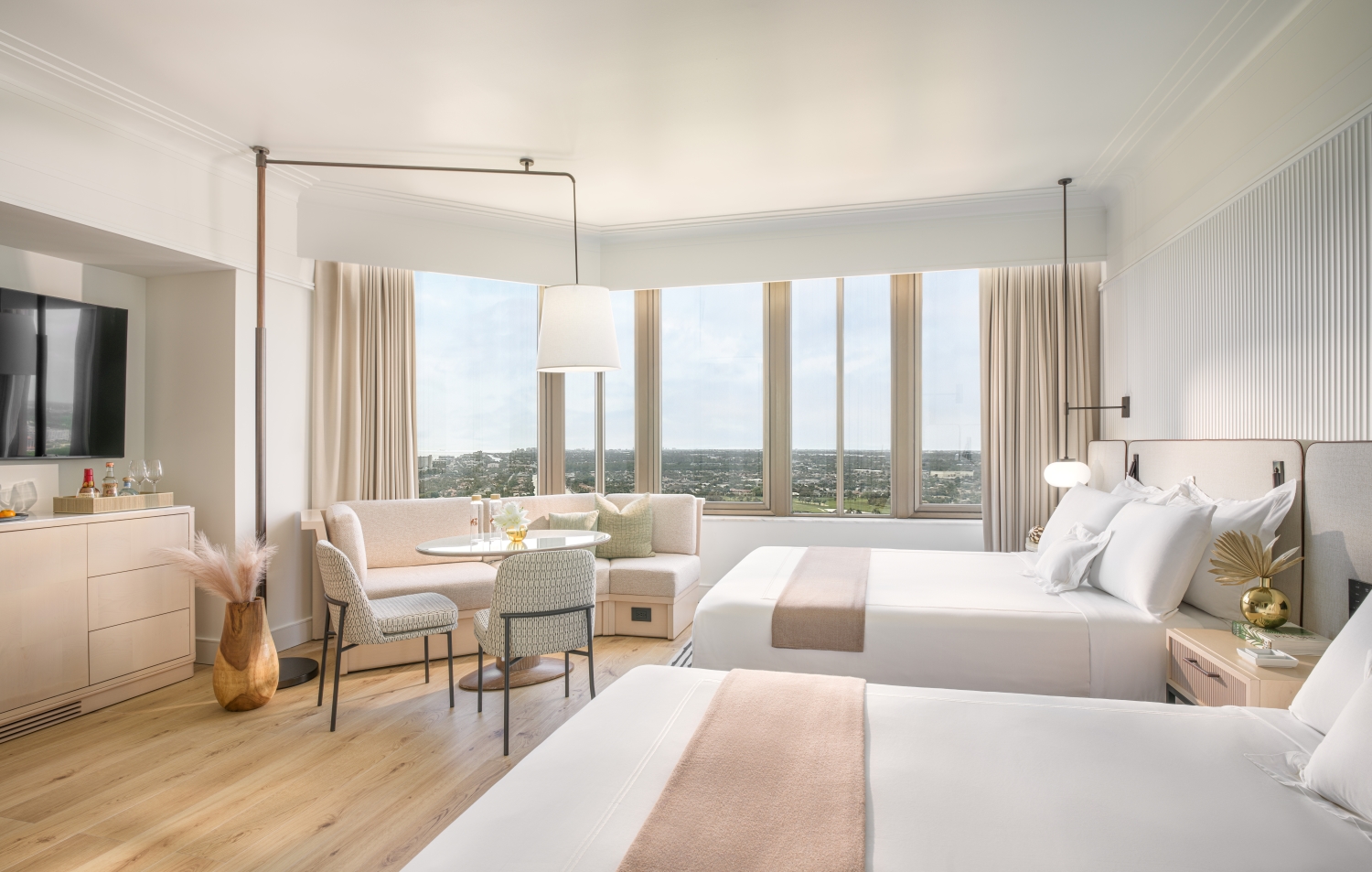Studio, 2 Queen Beds, Estate View