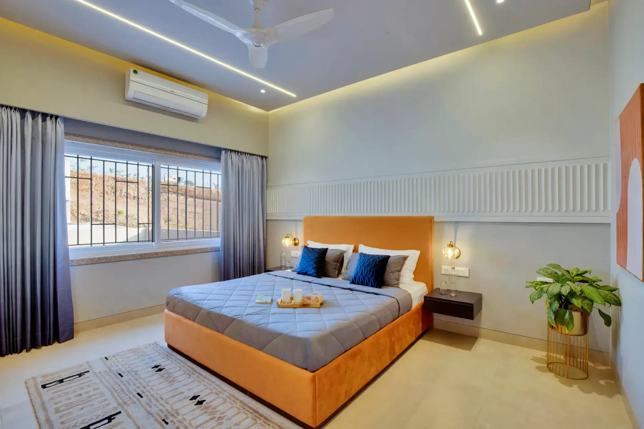 Room at ELIVAAS 3 BHK Villa with Pvt Pool Shourya Bliss, UDAIPUR