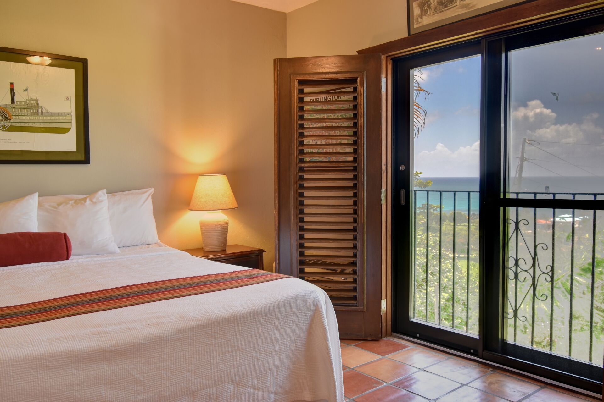1 Bedroom, Romantic, Caribbean, Double or Twin Bed, Ocean View