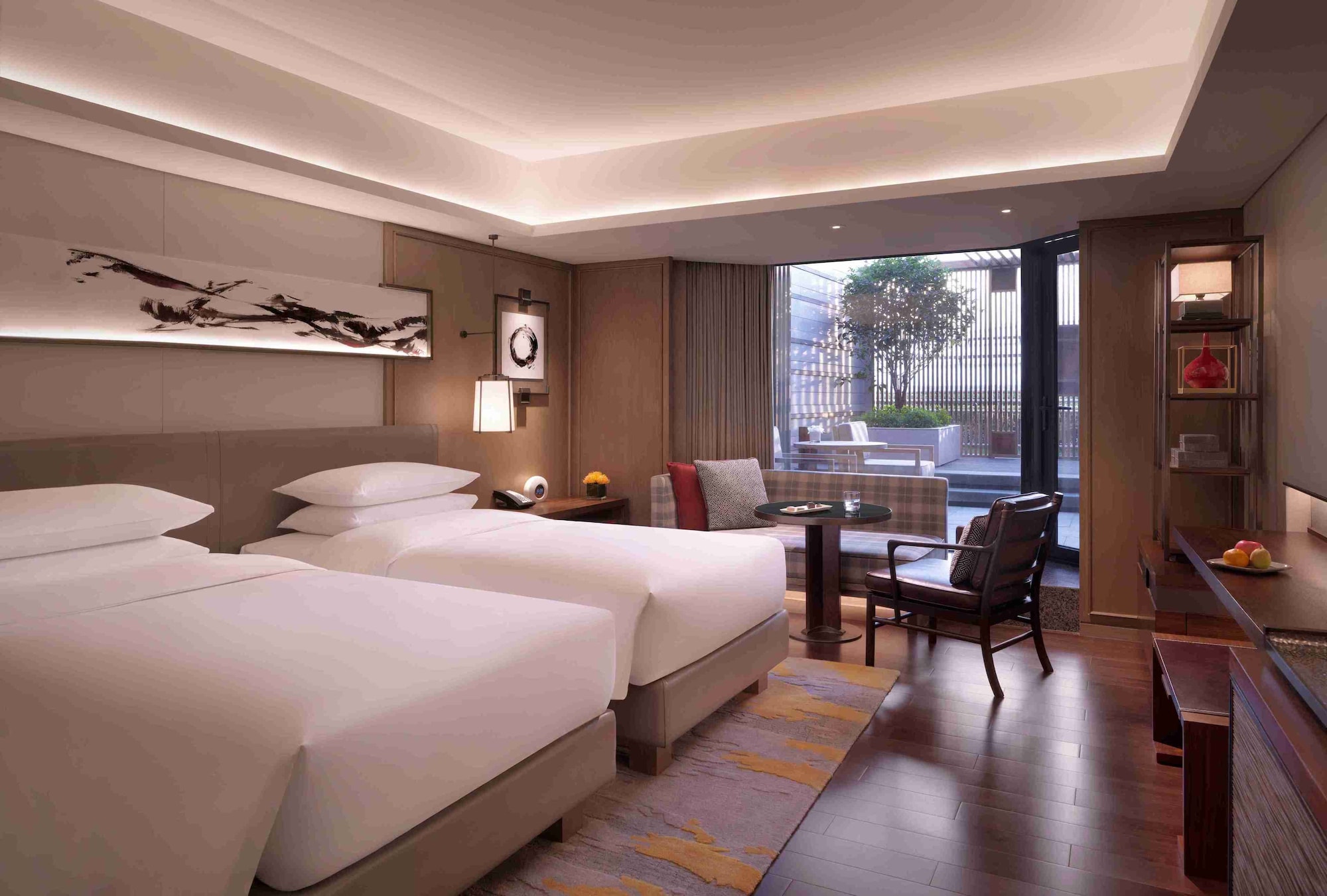 Garden, Twin Beds