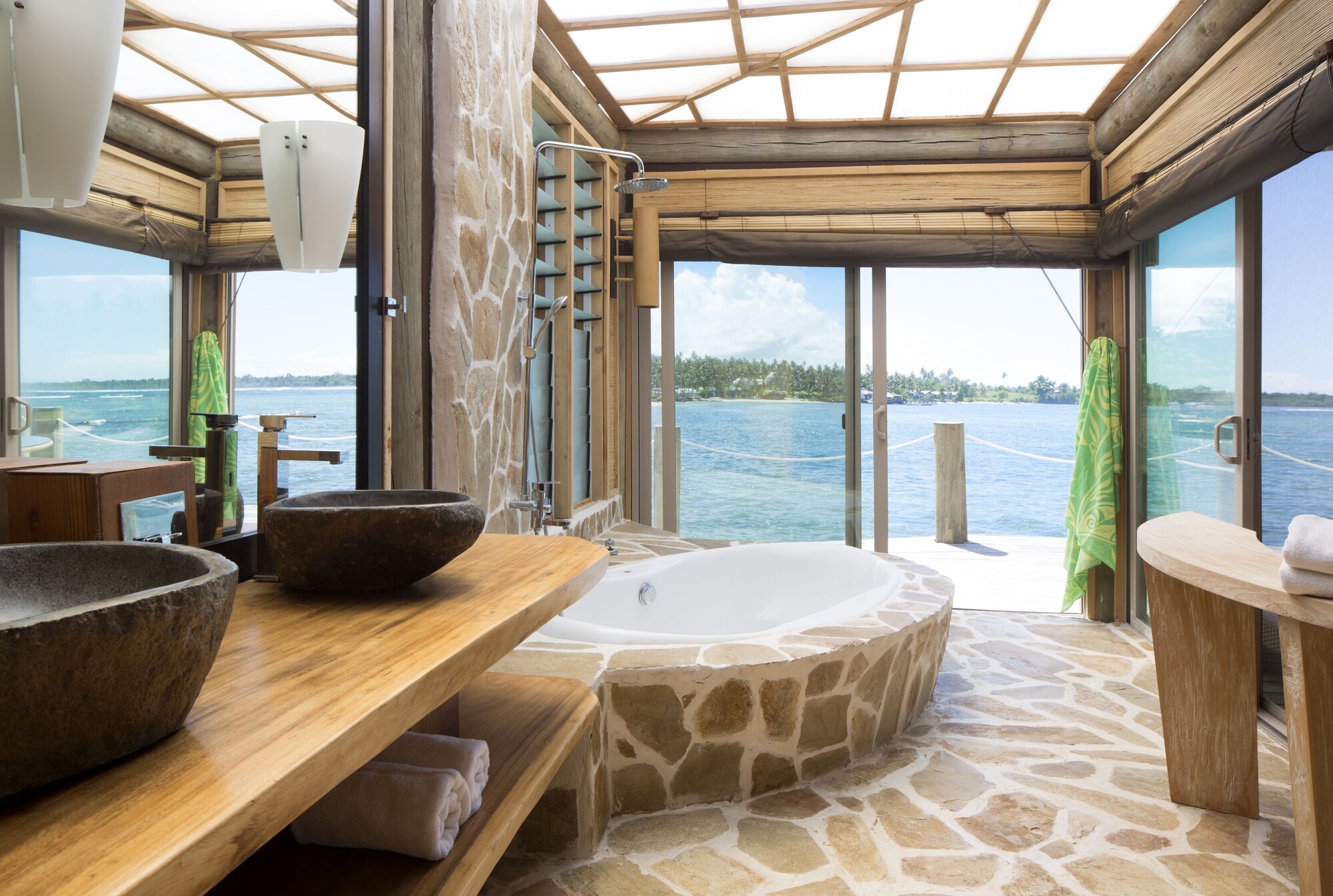 Overwater, Family, Bungalow, King Bed, Sofa